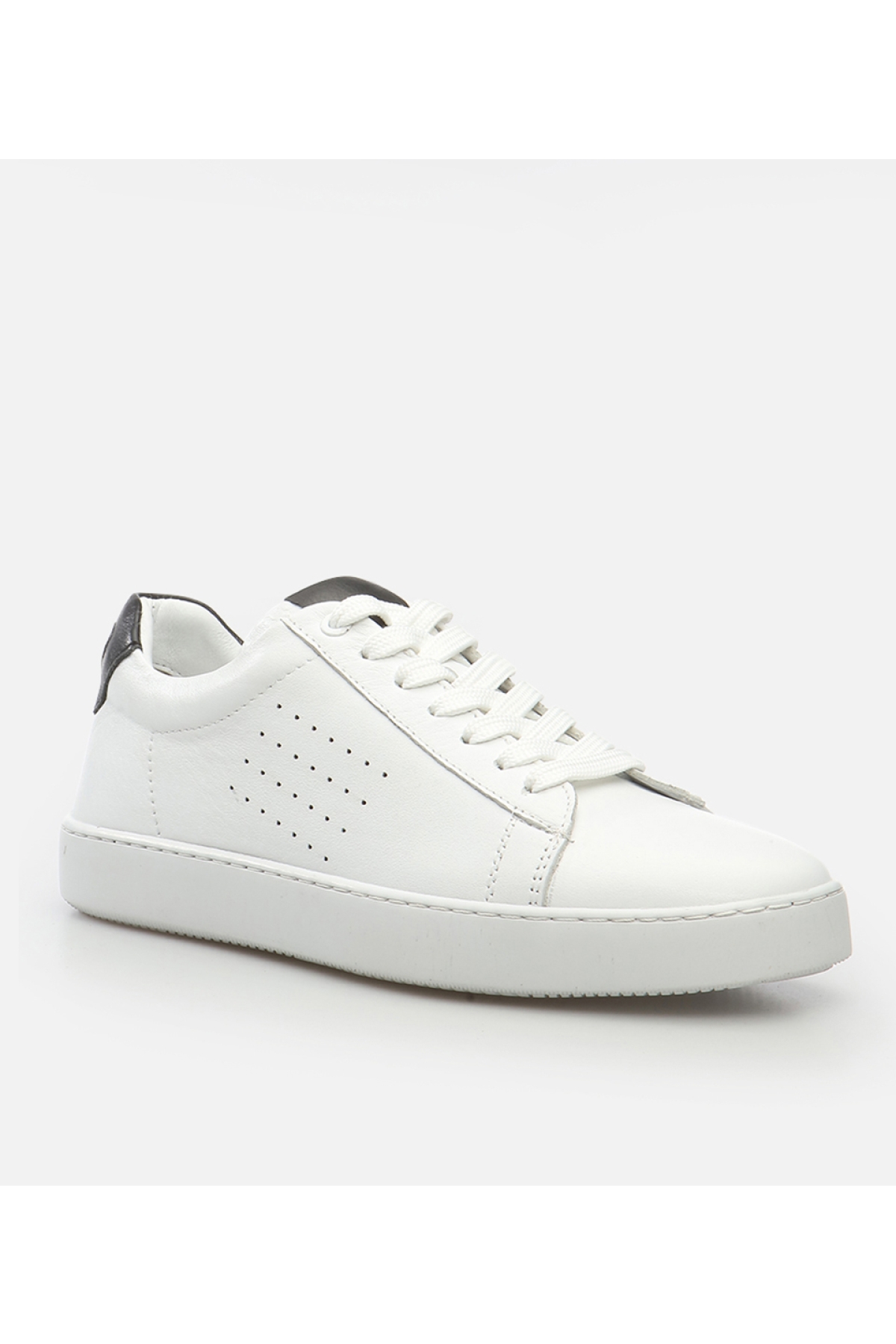 Erkek Deri Beyaz Günlük Ayakkabı - Görsel 3