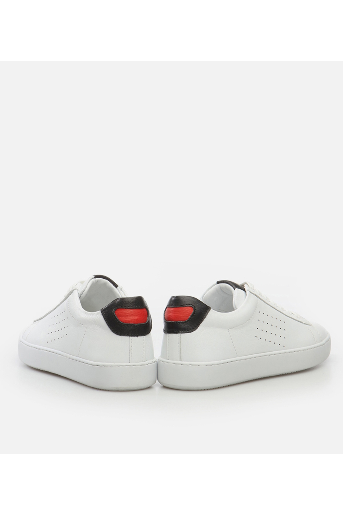 Erkek Deri Beyaz Günlük Ayakkabı - Görsel 5