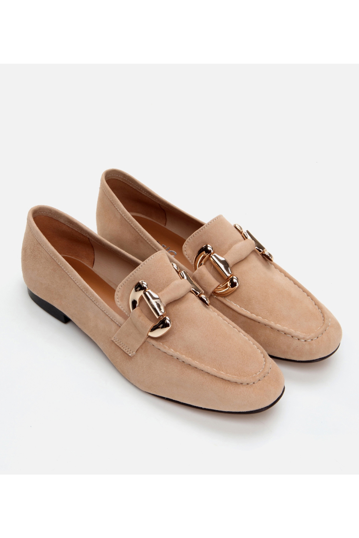 Kadın Deri Taba Loafer - Görsel 3