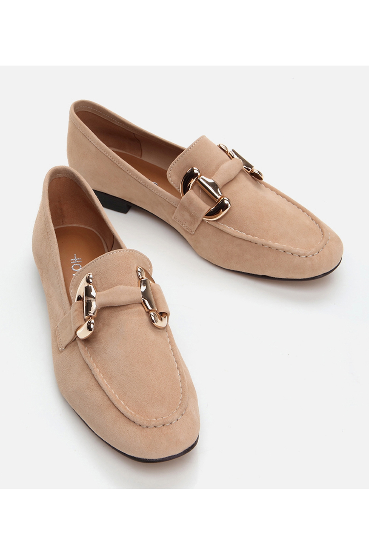 Kadın Deri Taba Loafer - Görsel 4