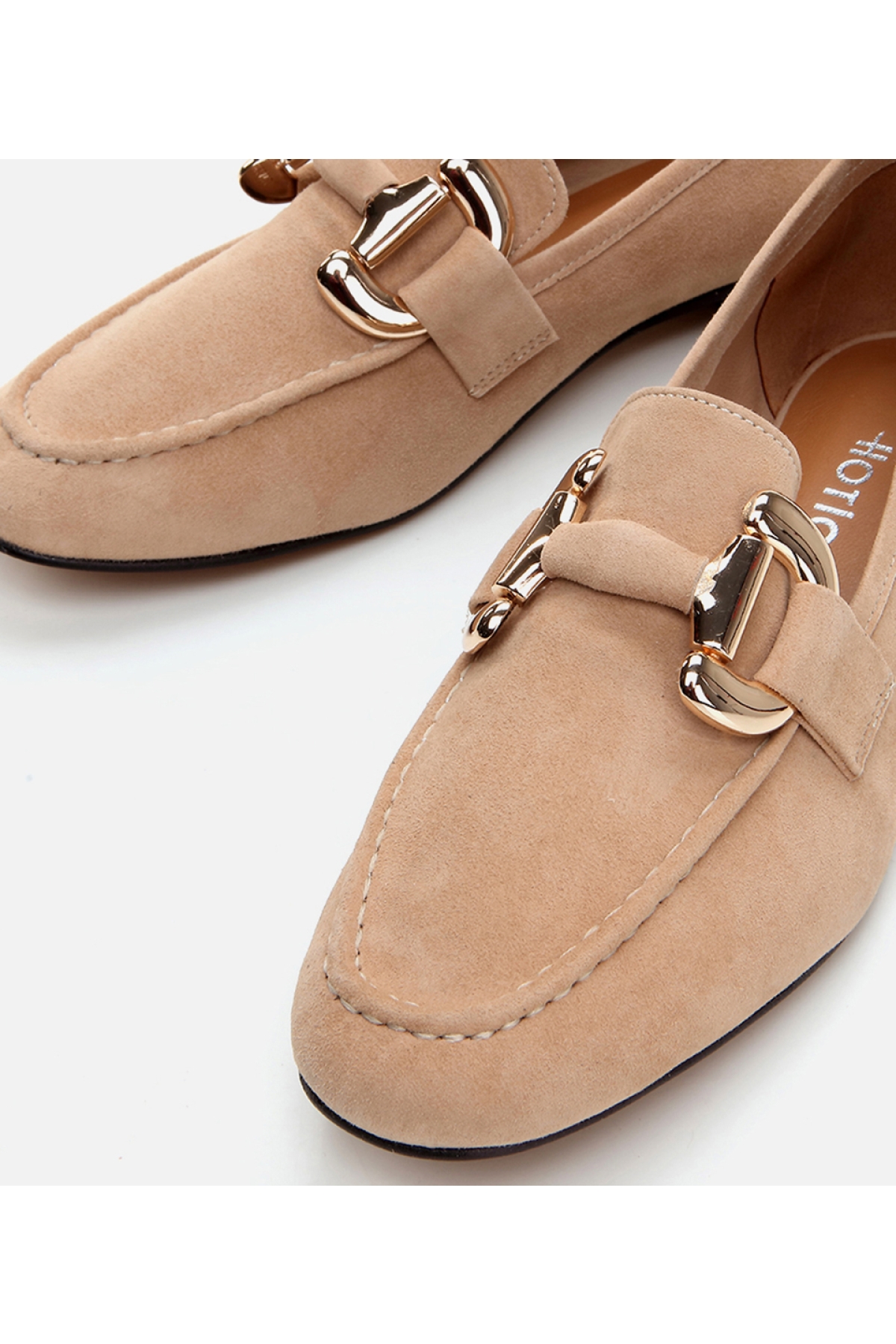 Kadın Deri Taba Loafer - Görsel 5