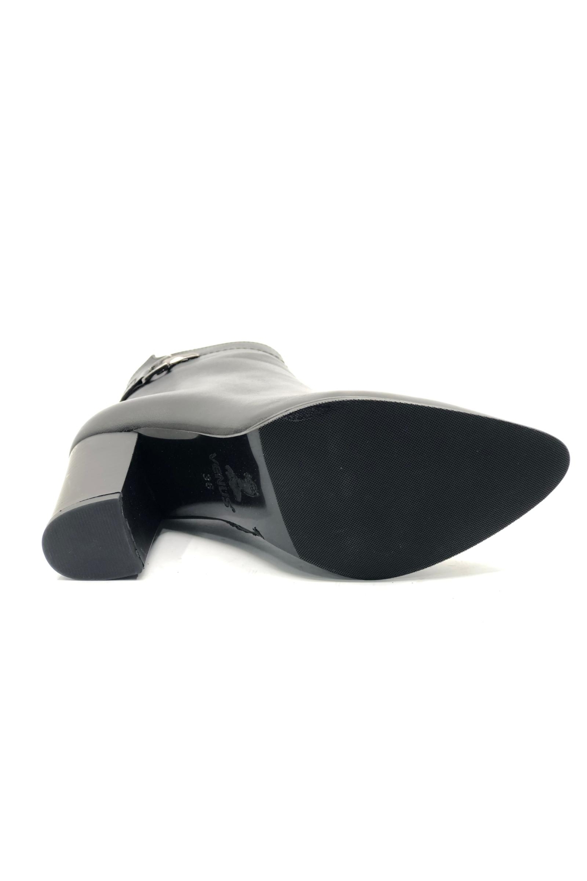 Garen Hakiki Deri Ortopedik Topuklu Kadın Bot - Görsel 7