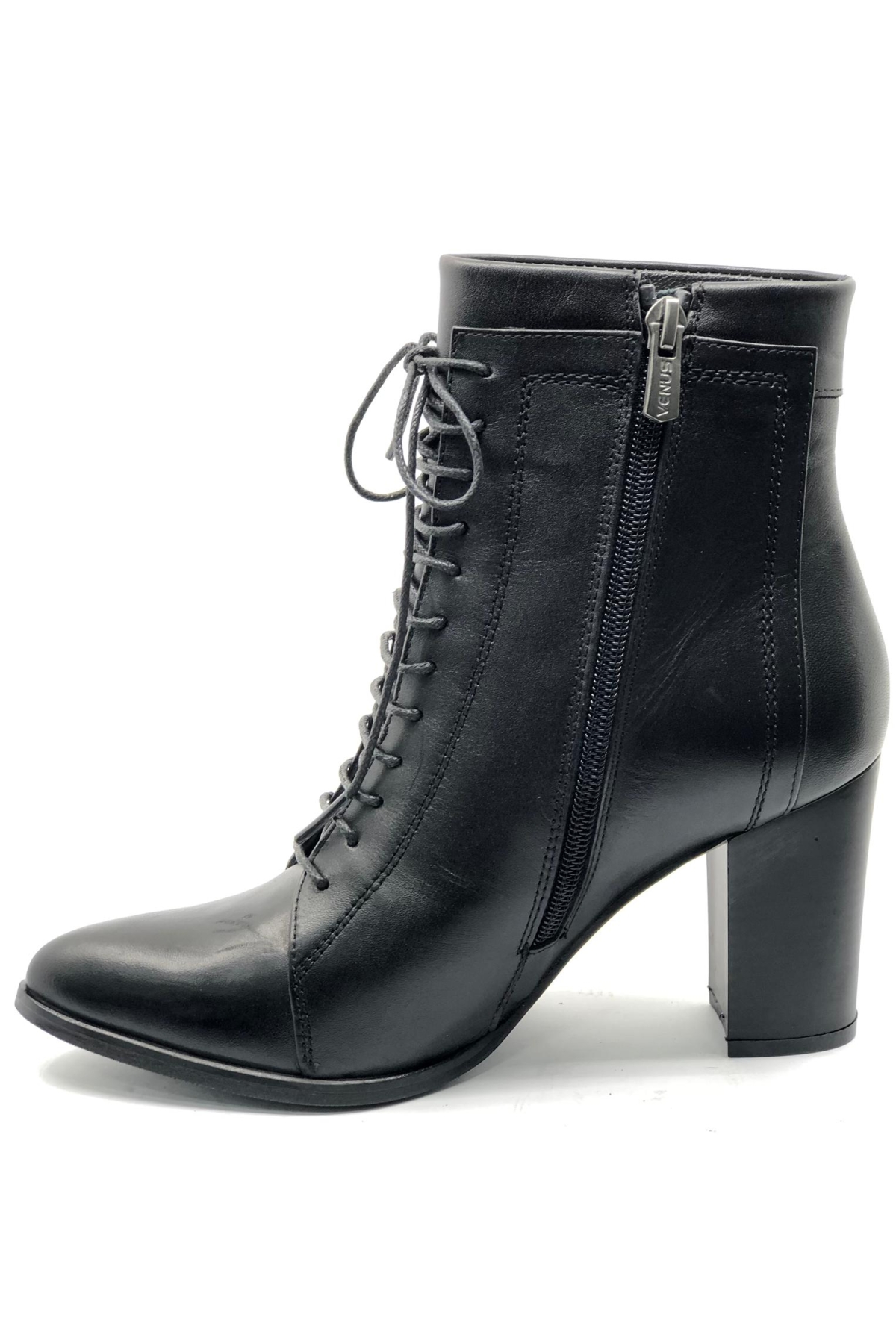 Fiore Hakiki Deri Ortopedik Topuklu Kadın Bot - Görsel 5