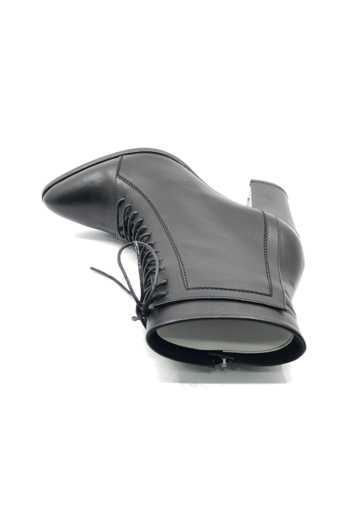 Fiore Hakiki Deri Ortopedik Topuklu Kadın Bot - Görsel 6