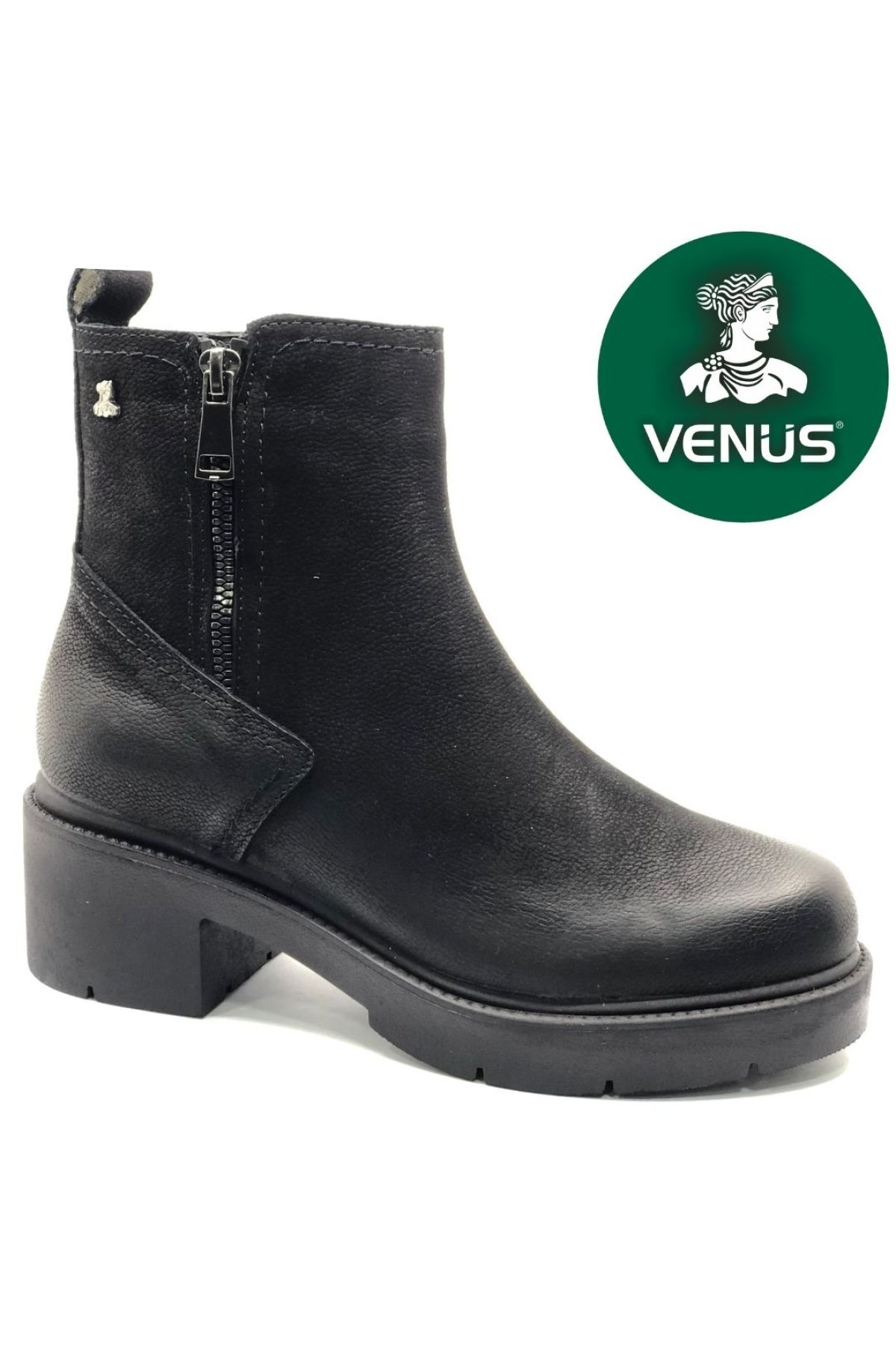 Albus Hakiki Deri Kaymaz Taban Ortopedik Kadın Bot - Görsel 3