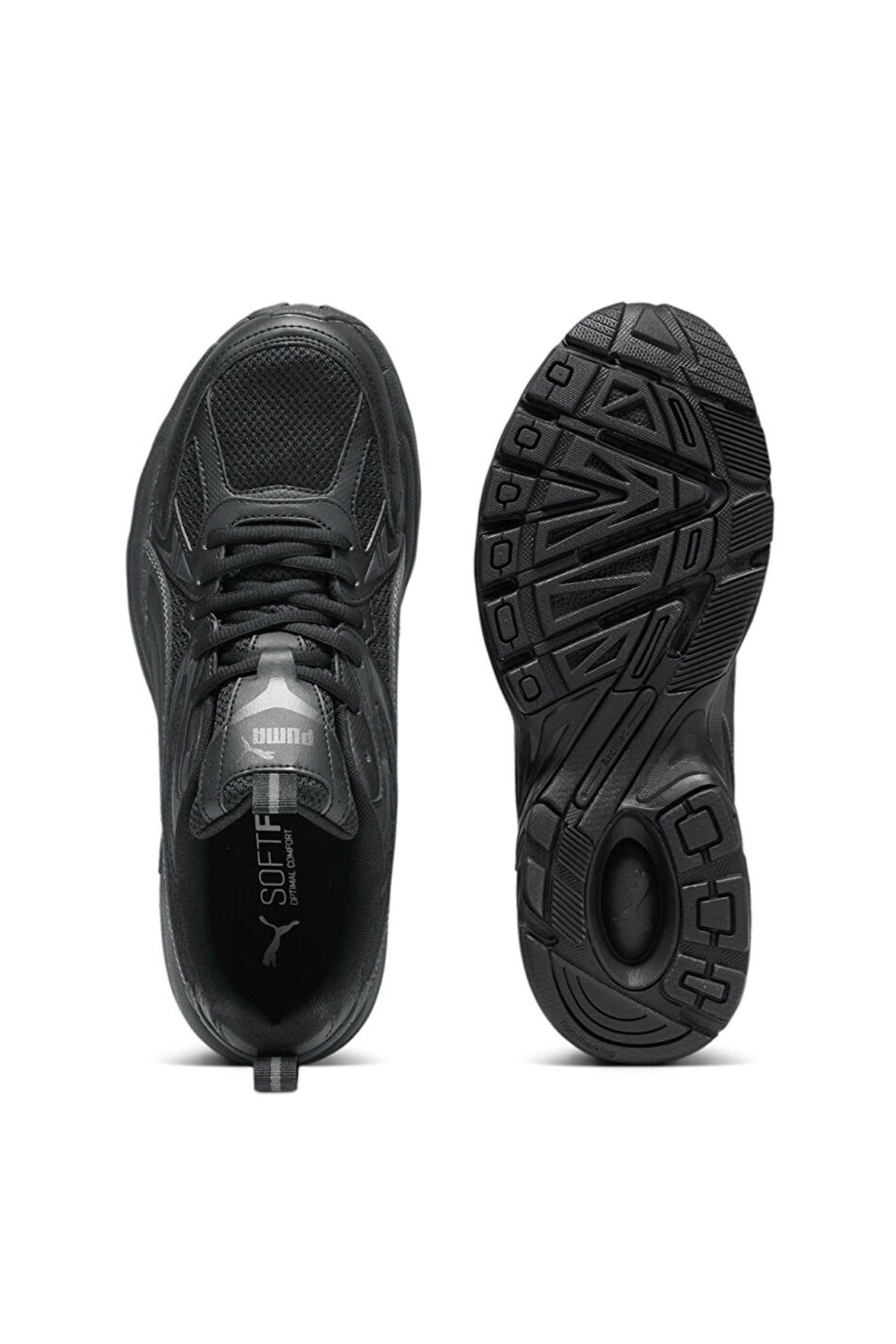 Milenio Tech Unisex Siyah Spor Ayakkabı - Görsel 4