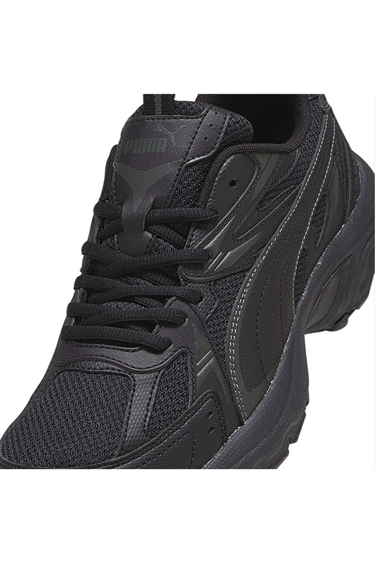 Milenio Tech Unisex Siyah Spor Ayakkabı - Görsel 5