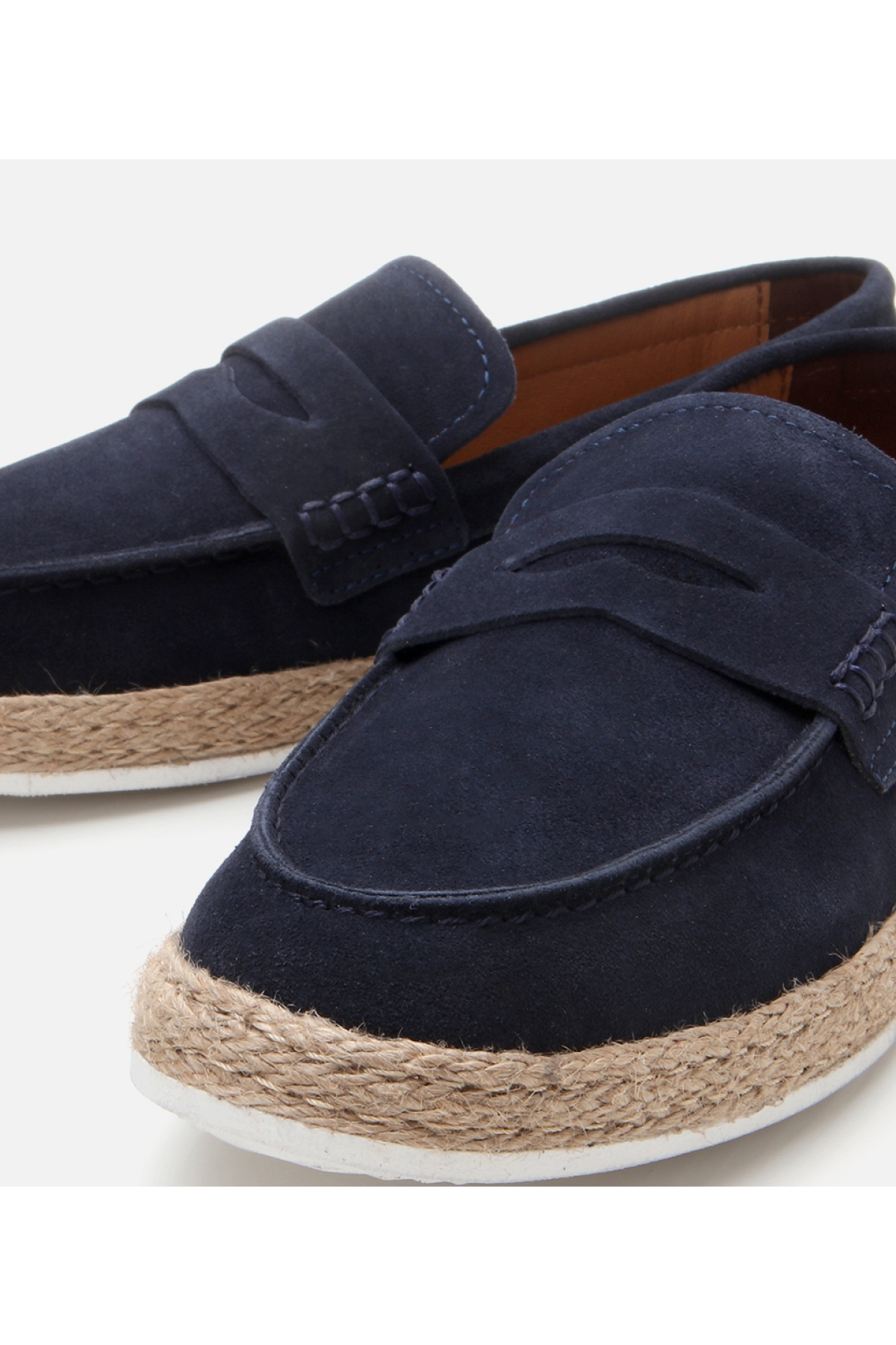 Hotiç Taba Hotiç Süet Deri Erkek Lacivert Ultra Hafif Tabanlı Loafer