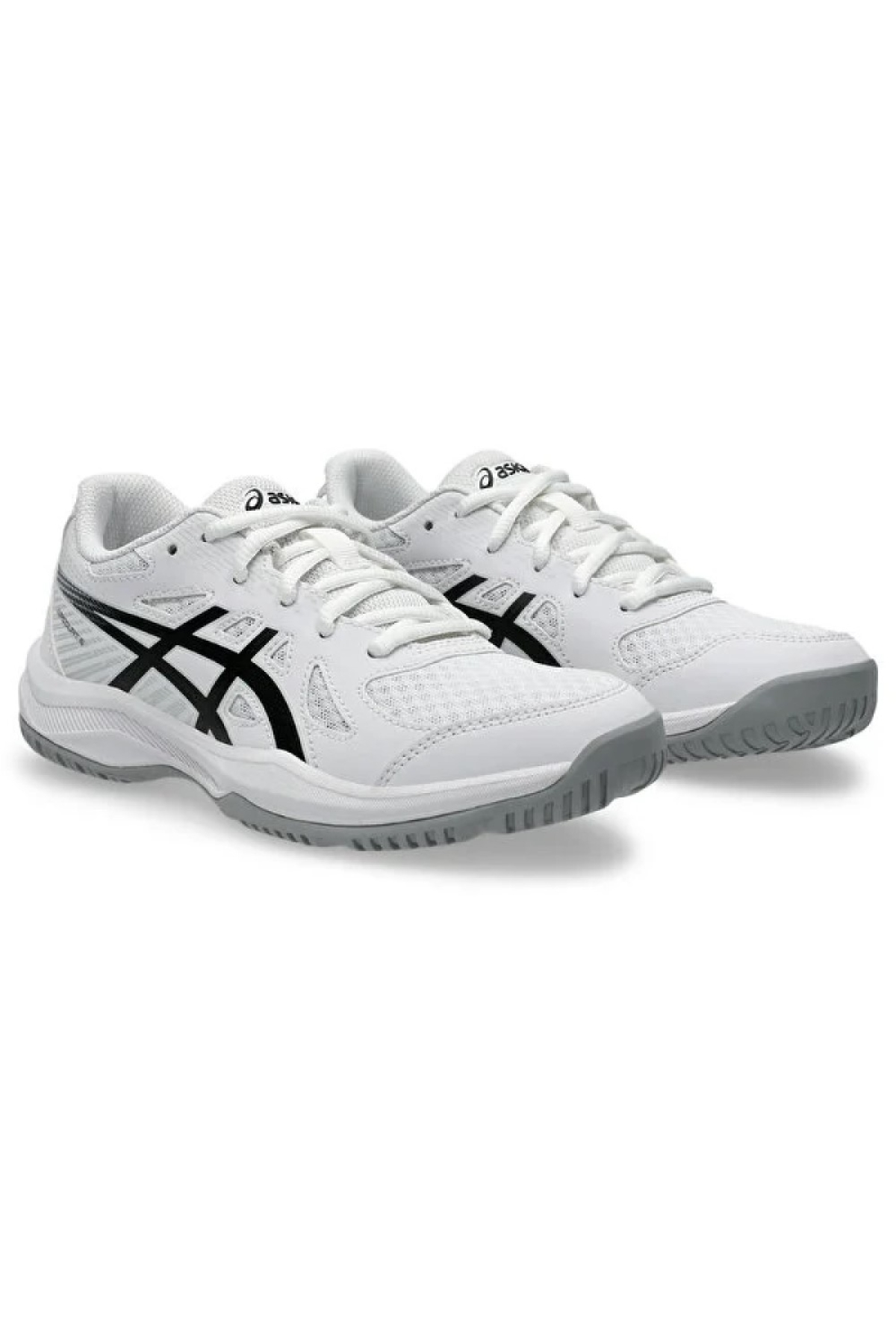 Asics Beyaz Asics Upcourt 6 Gs White Black Spor Ayakkabı 1074a045-101