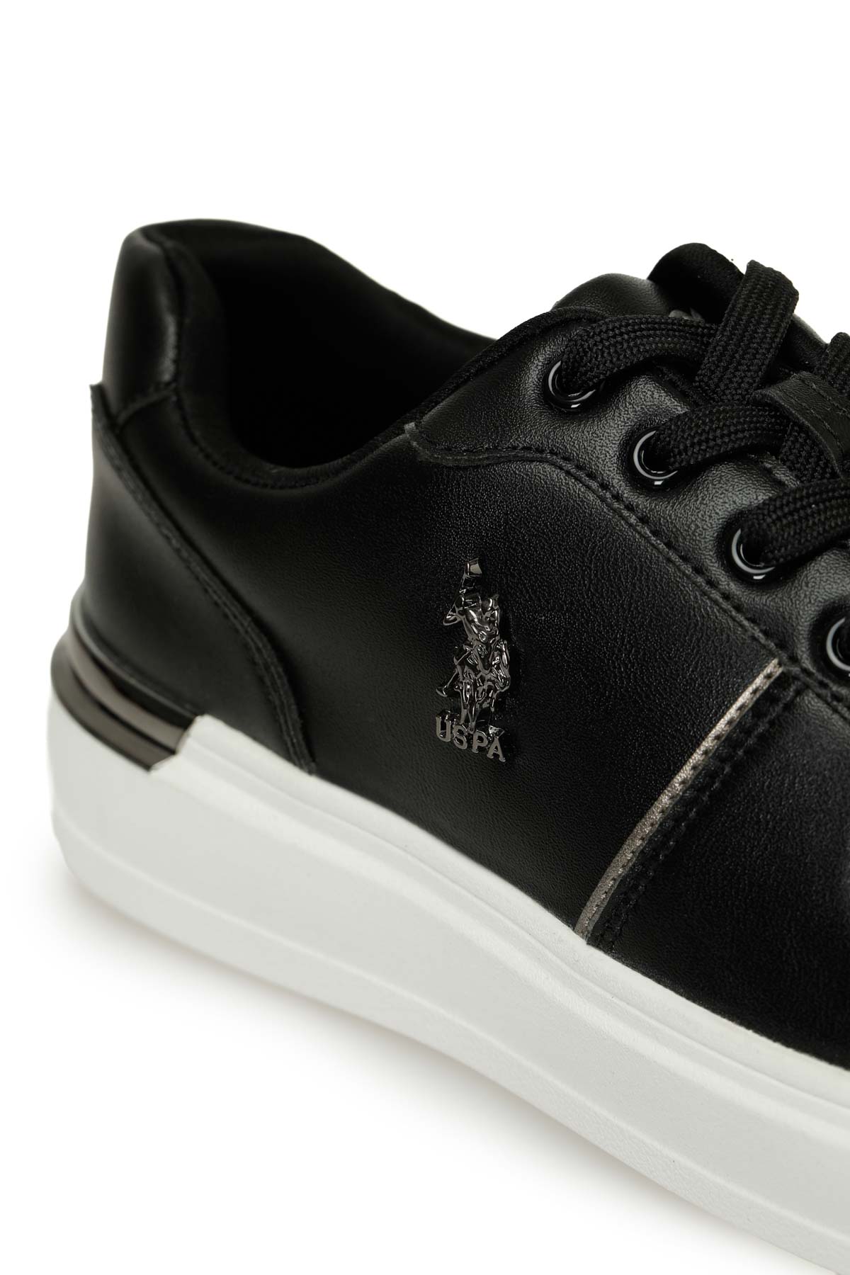 U.s. Polo Assn. U.s. Polo Assn. ALKA 5FX Siyah Kadın Sneaker | Flo Siyah - 8. görsel