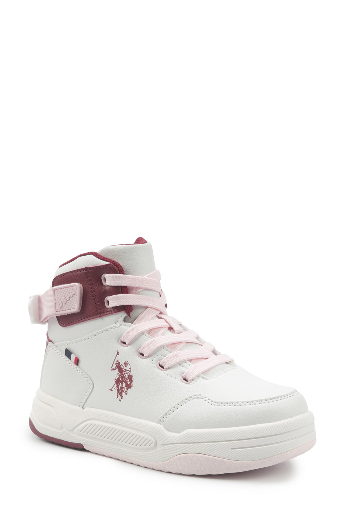U.S. Polo Assn. PHITA JR 5PR Beyaz Kız Çocuk High Sneaker - Görsel 3