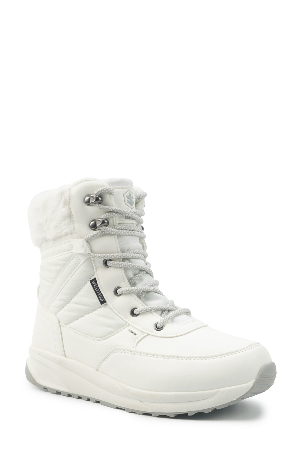 AFTER 5PR Beyaz Kadın Kürklü Bot - Görsel 3