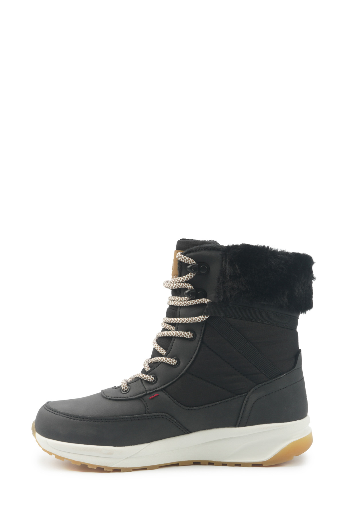 AFTER 5PR Siyah Kadın Kürklü Bot - Görsel 4