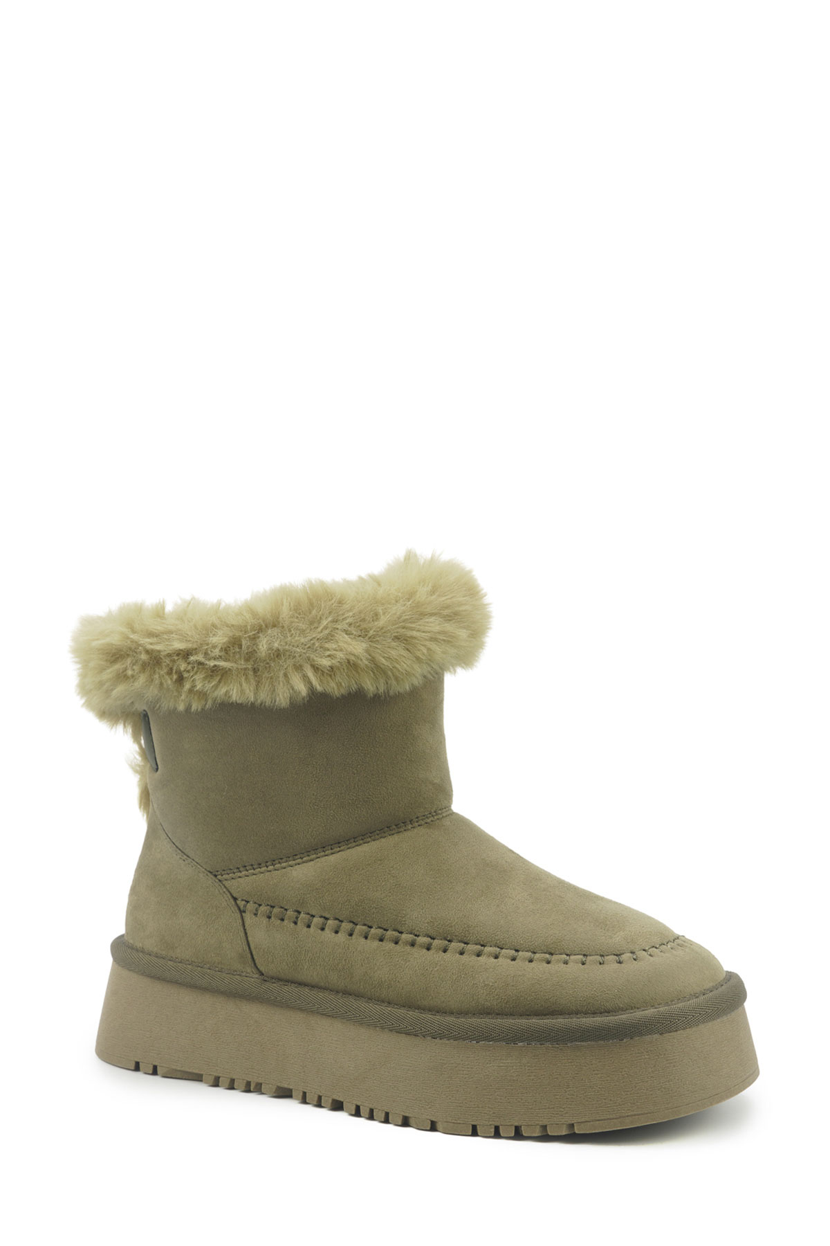 PULINA 5PR Haki Kadın Kar Botu - Görsel 3