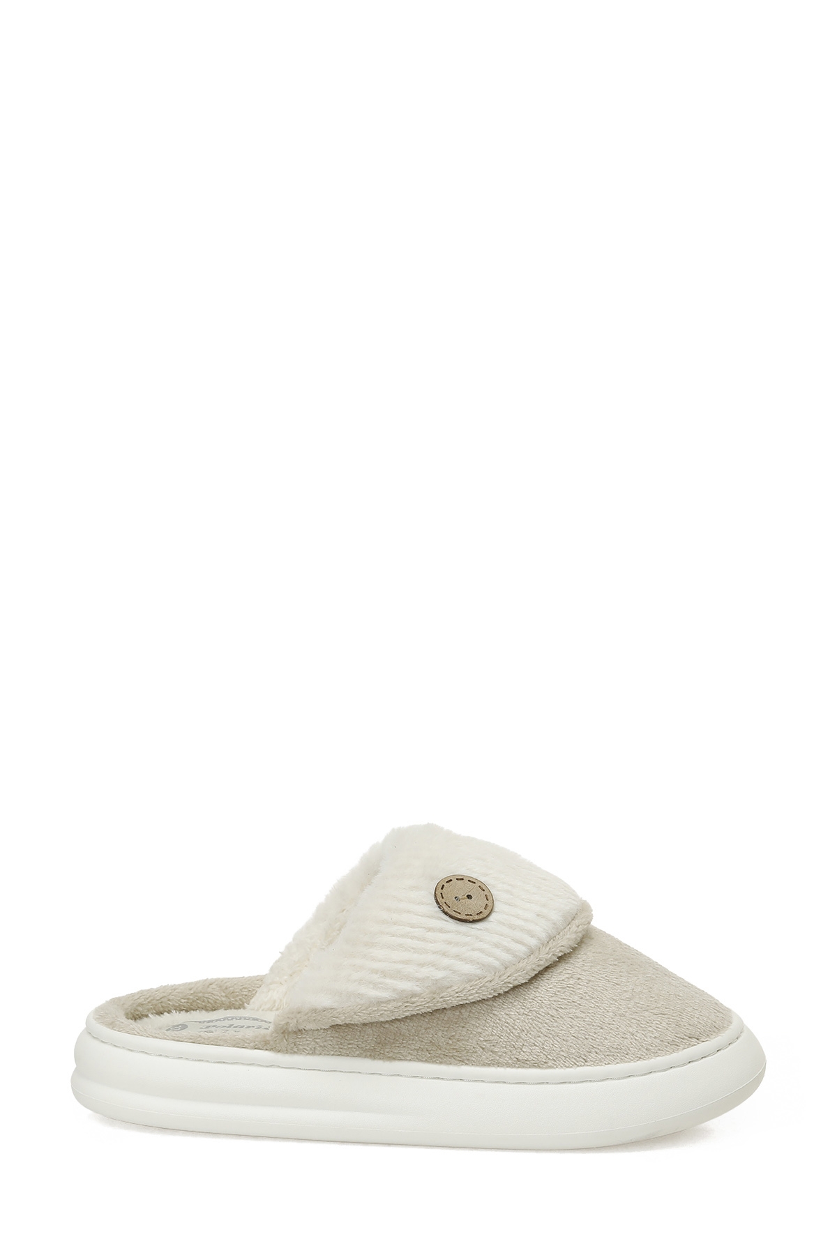 609088.Z5PR Bej Kadın Ev Terliği - Görsel 2