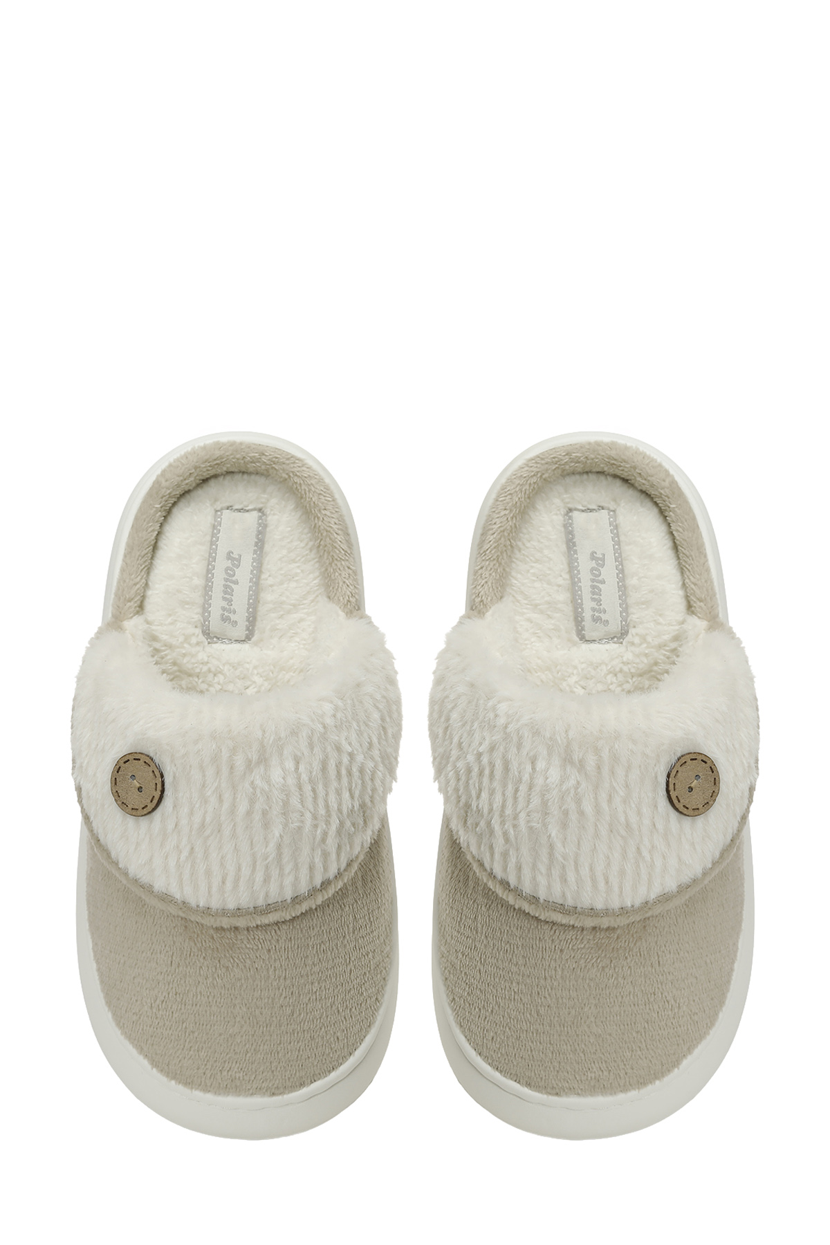 609088.Z5PR Bej Kadın Ev Terliği - Görsel 5