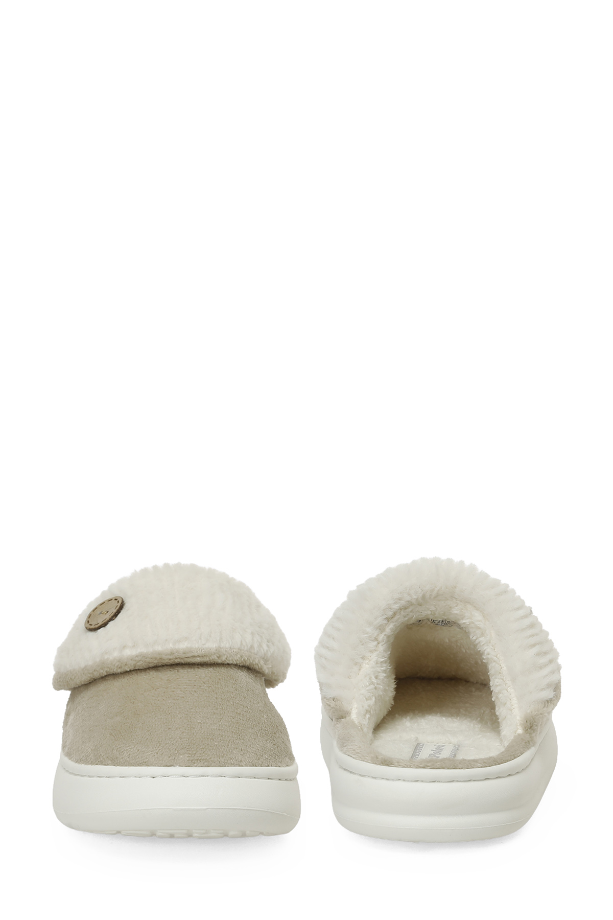 609088.Z5PR Bej Kadın Ev Terliği - Görsel 6