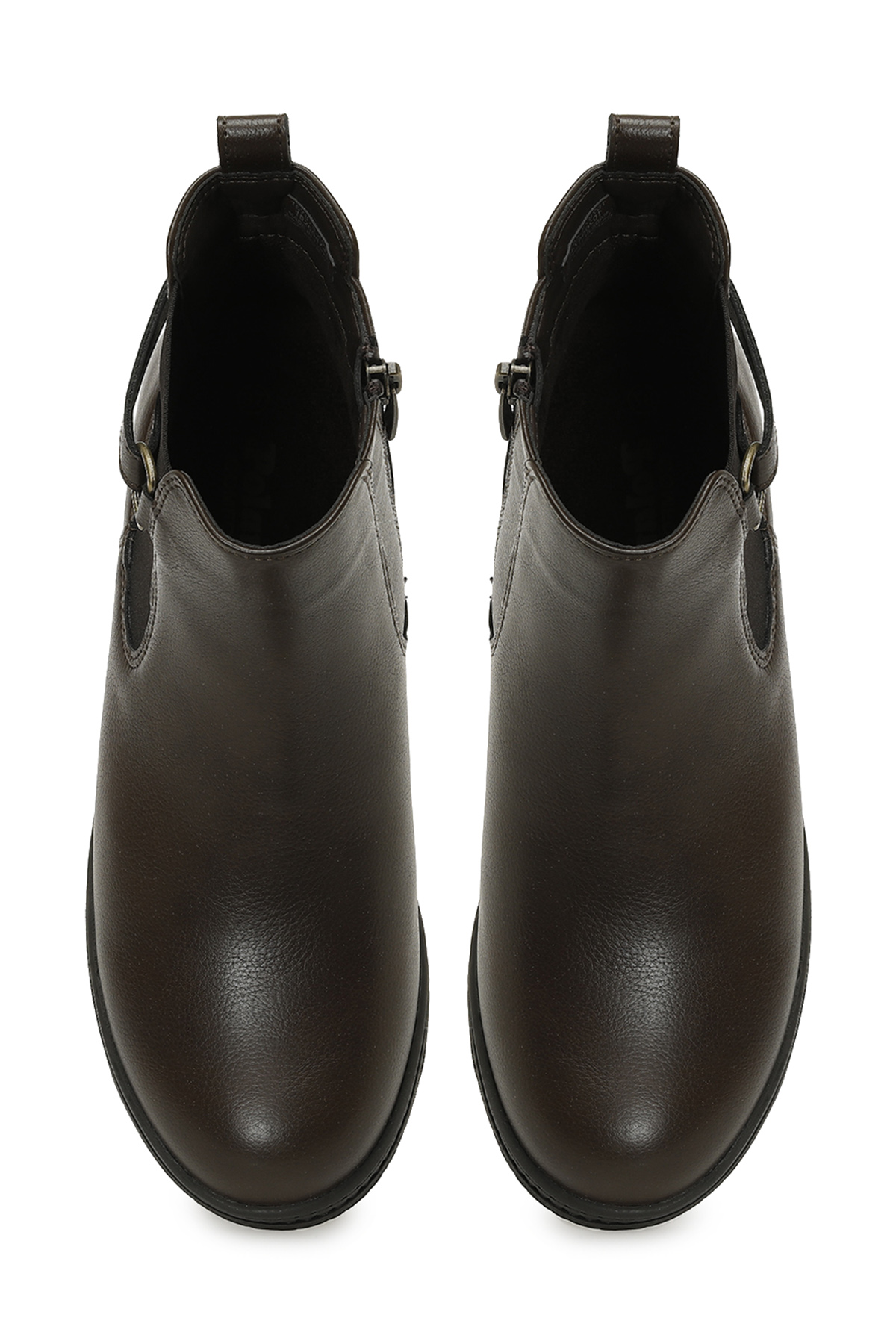 167073.Z5PR Kahverengi Kadın Topuklu Bot - Görsel 5