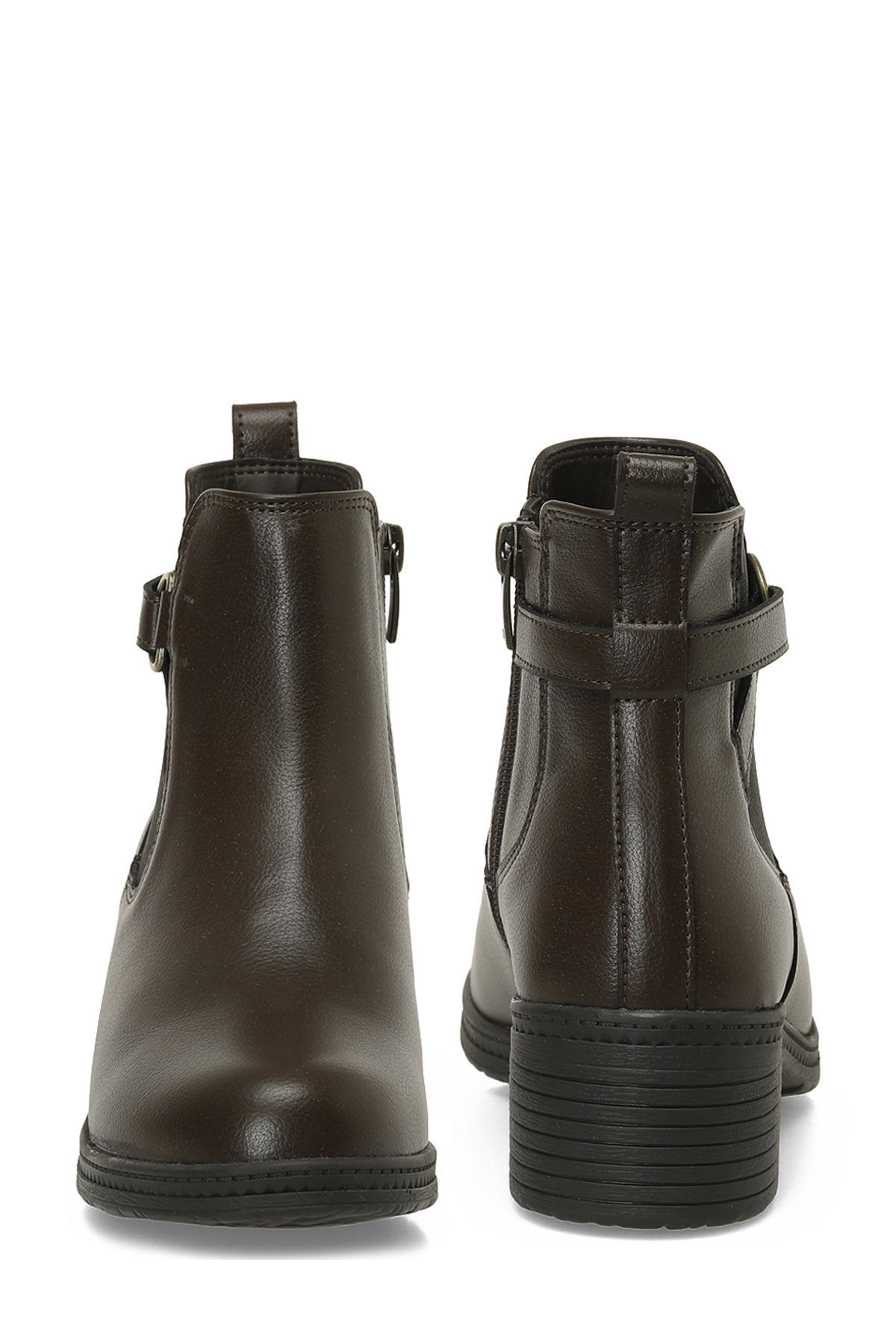 167073.Z5PR Kahverengi Kadın Topuklu Bot - Görsel 6