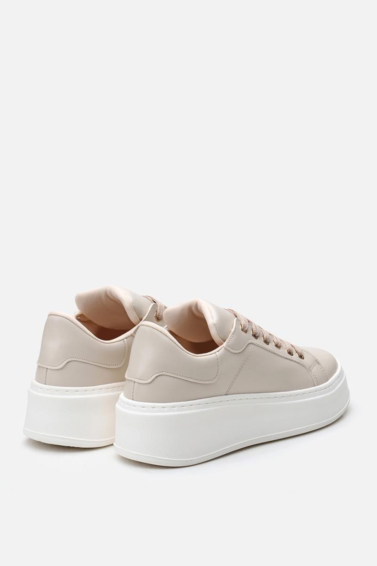 Bej Kadın Günlük Ayakkabı - Görsel 8