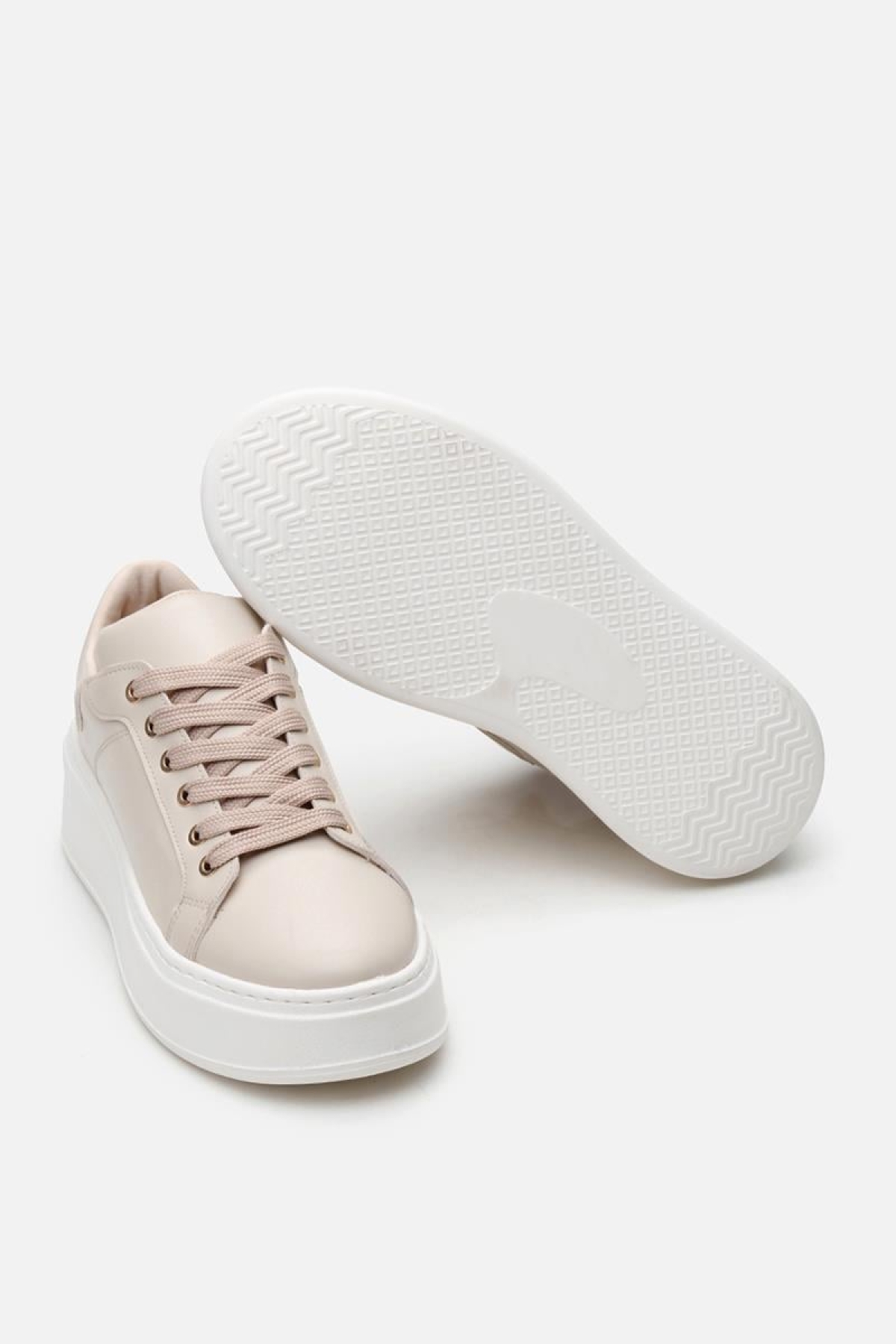 Bej Kadın Günlük Ayakkabı - Görsel 9