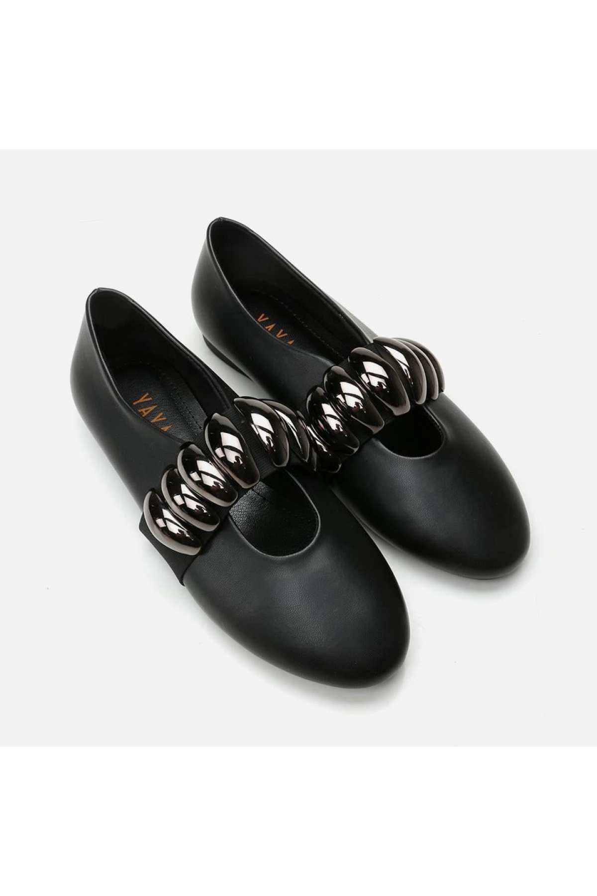 Mary Jane Siyah Kadın Babet - Görsel 4