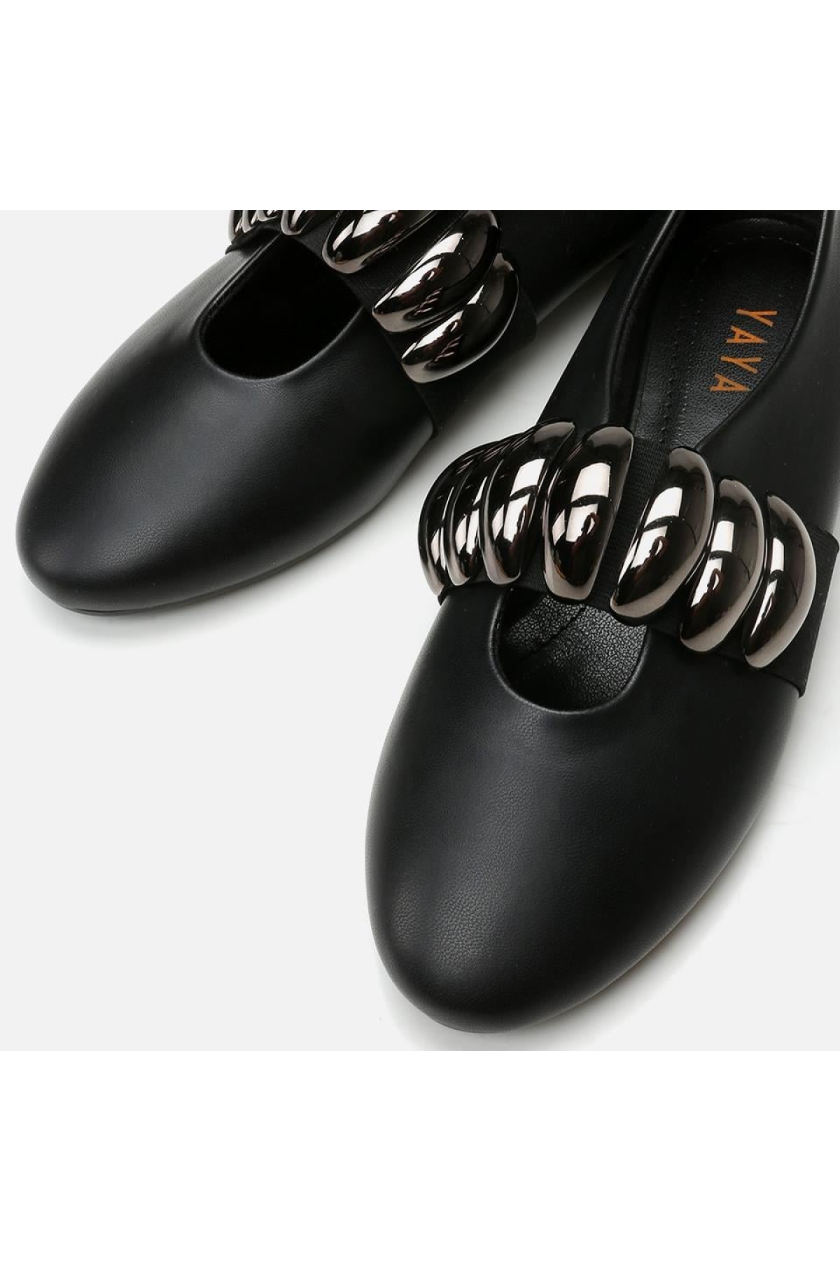 Mary Jane Siyah Kadın Babet - Görsel 6