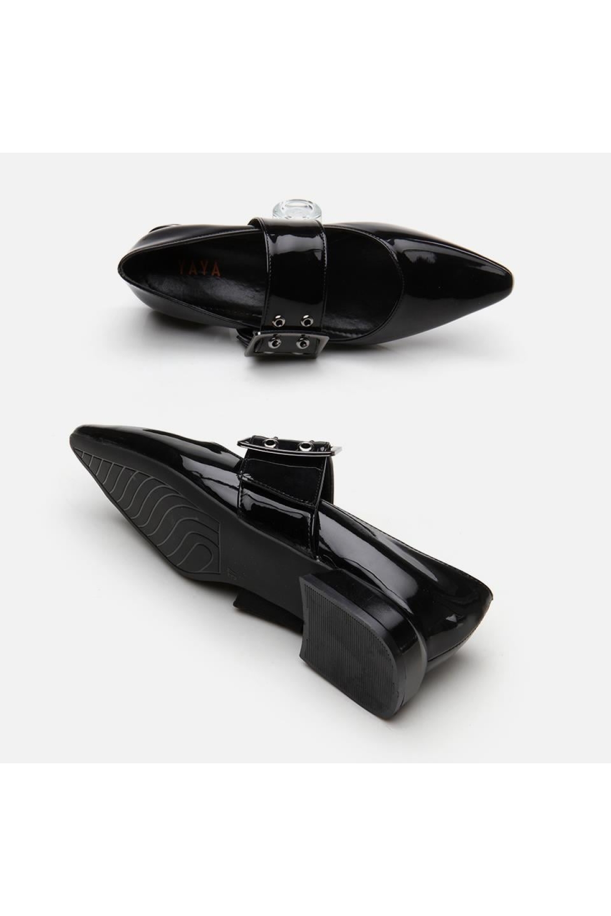 Mary Jane Siyah Kadın Babet - Görsel 3