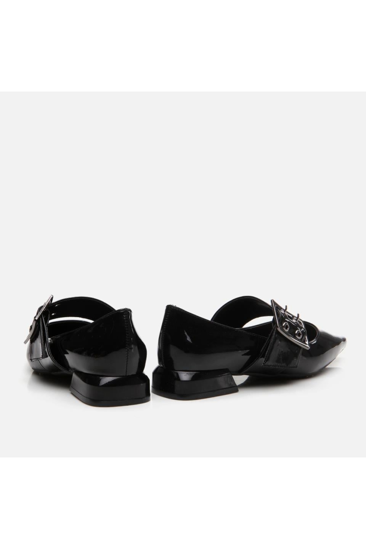 Mary Jane Siyah Kadın Babet - Görsel 4