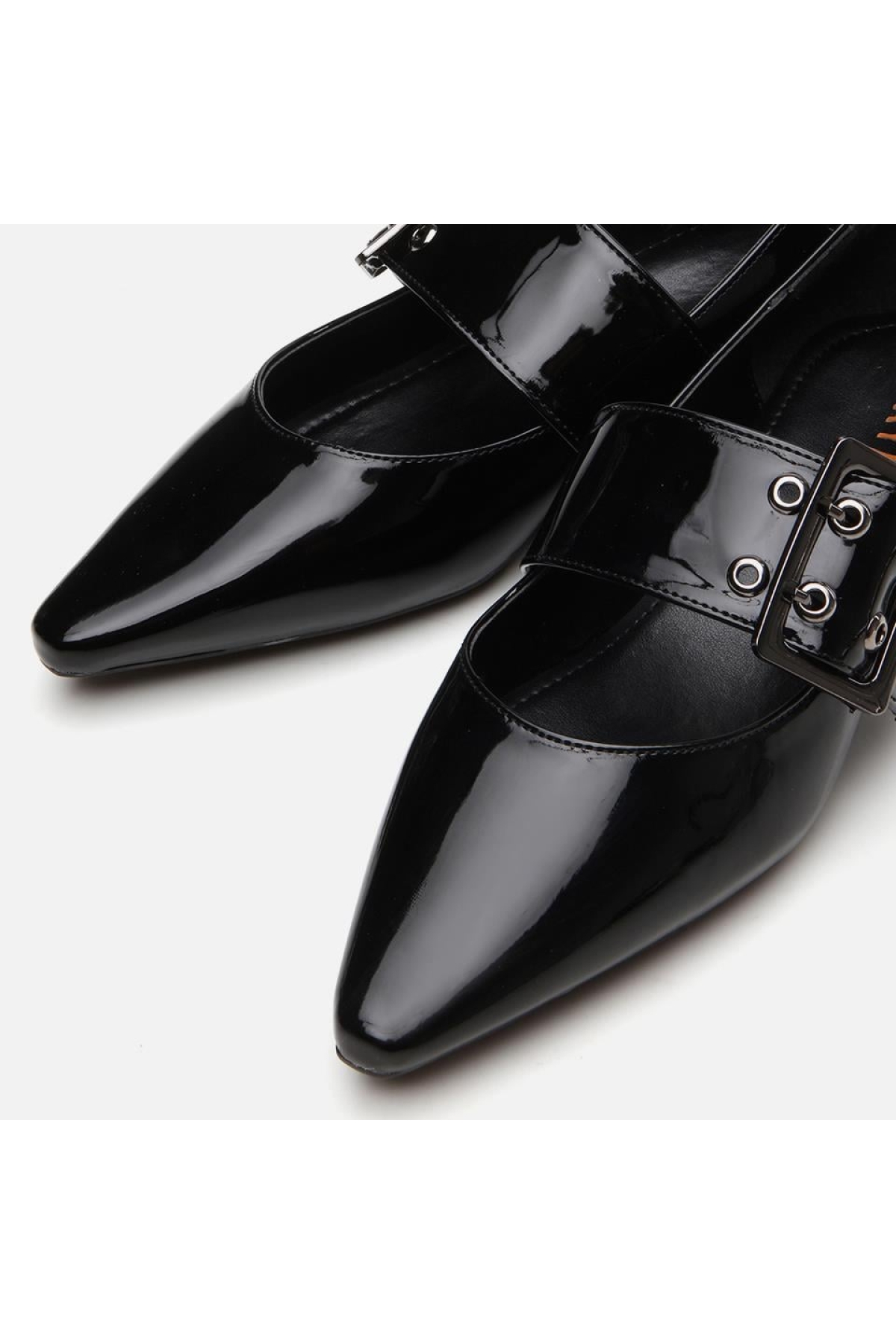 Mary Jane Siyah Kadın Babet - Görsel 7