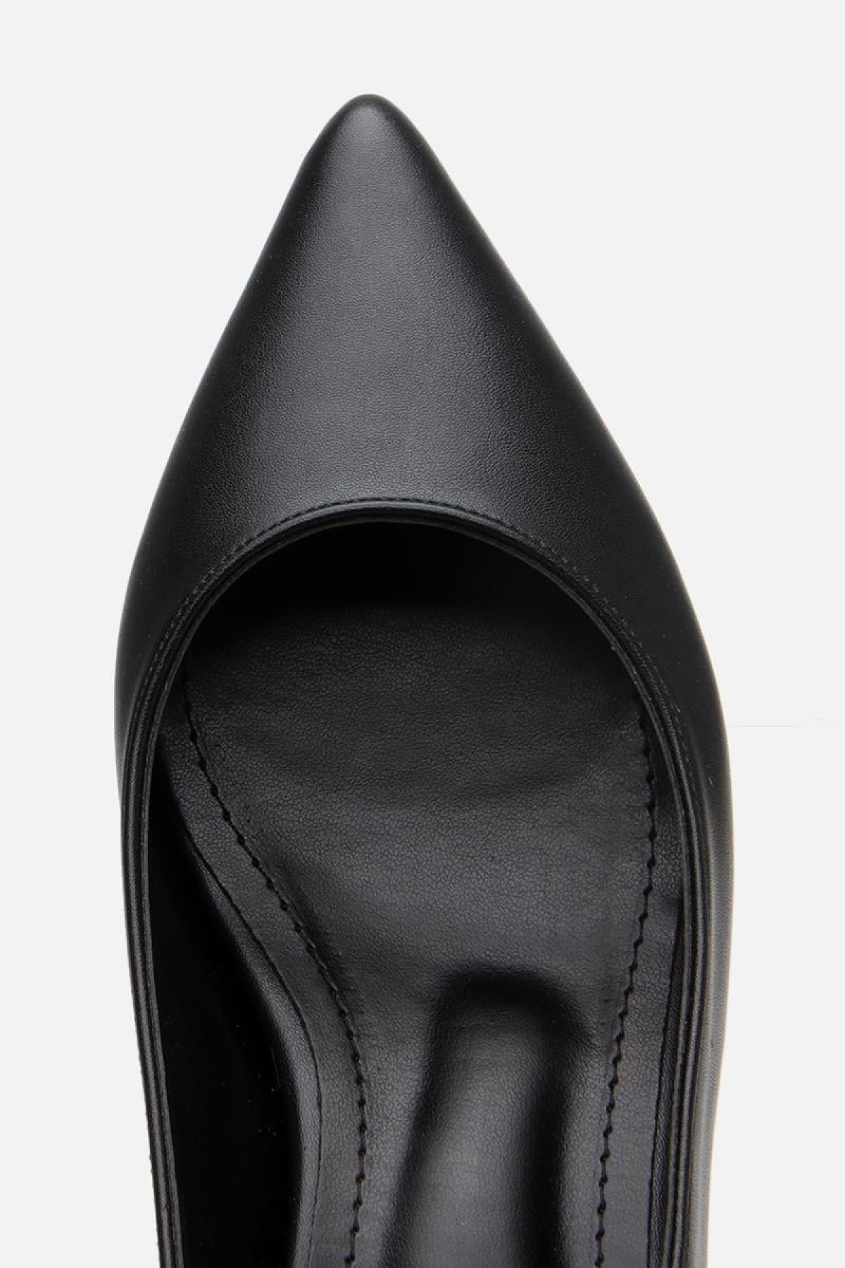 Kadın Siyah Kısa Topuklu Stiletto - Görsel 7
