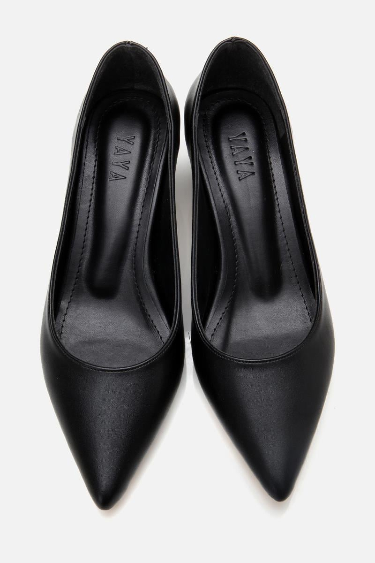 Kadın Siyah Kısa Topuklu Stiletto - Görsel 9