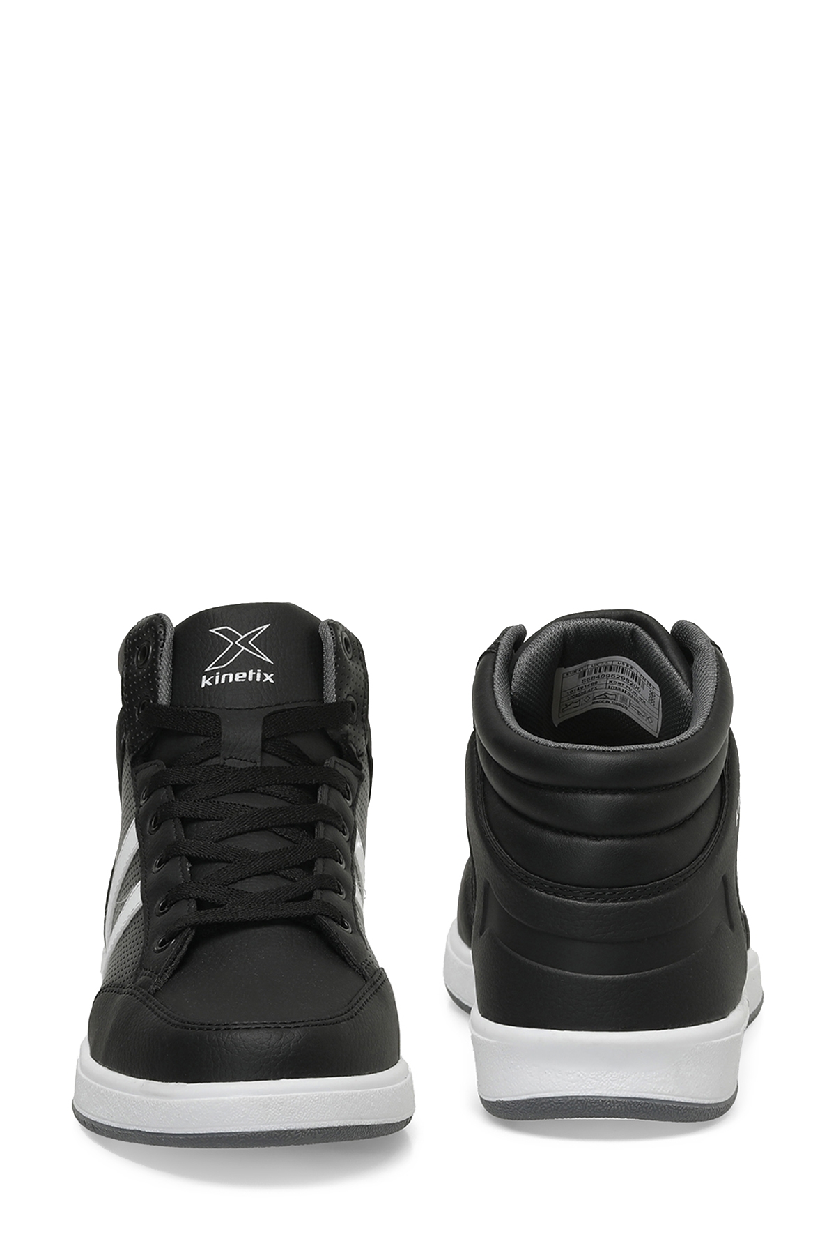 KORT PU HI 4FX Siyah Erkek High Sneaker - Görsel 6