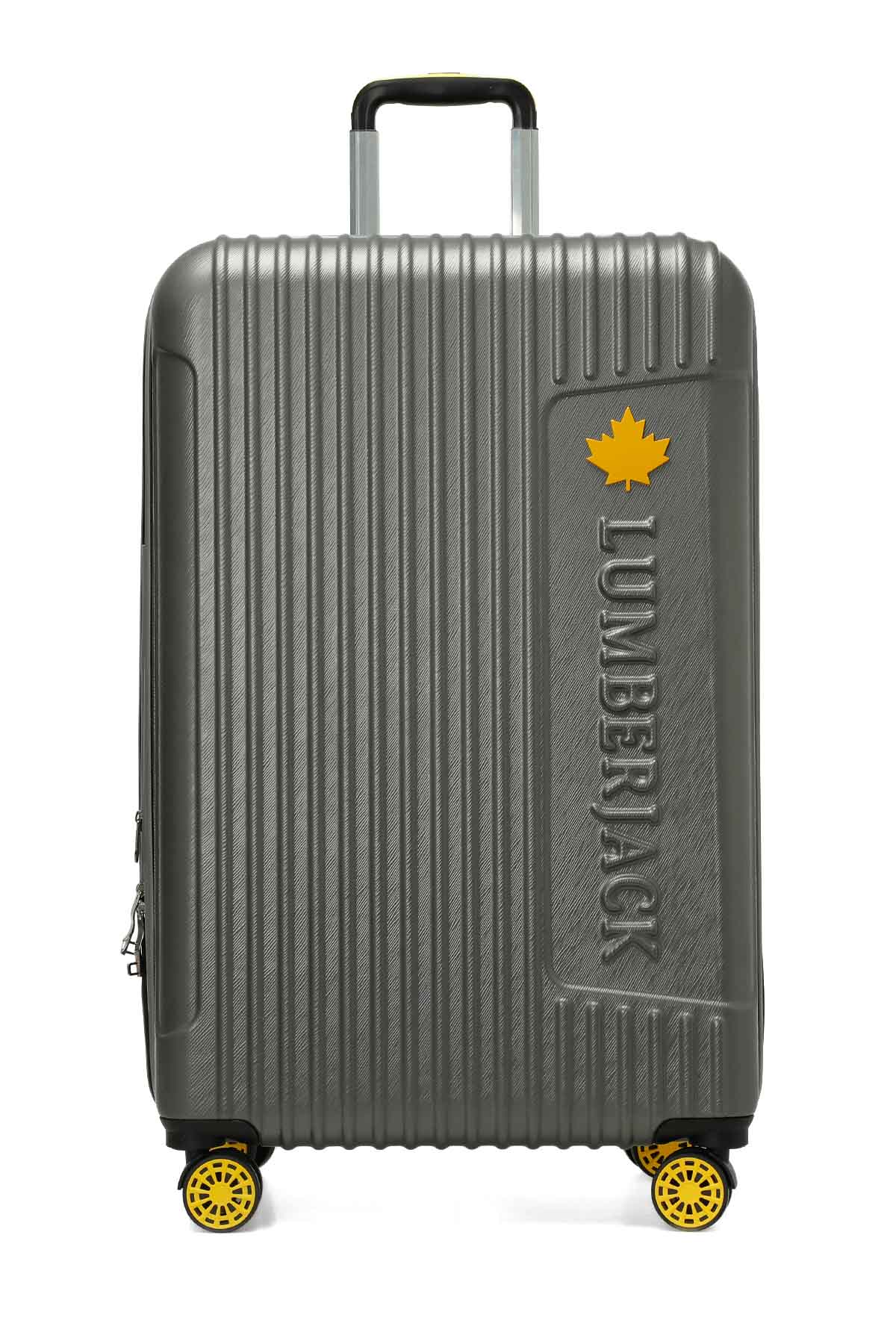 Lumberjack BERLIN -B ABS 5PR GRI Unisex Büyük Boy Valiz 102042680