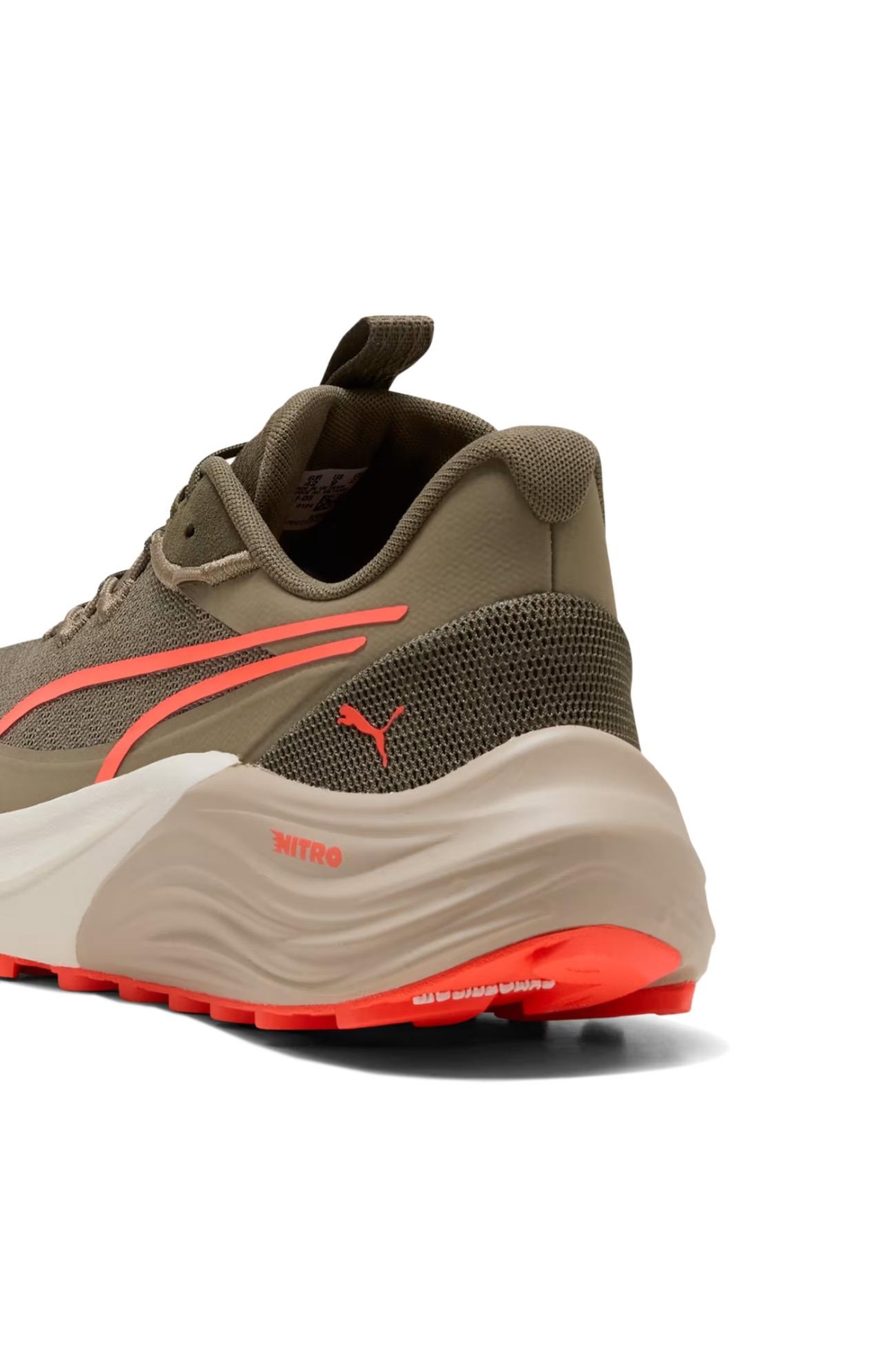 Puma Yeşil Puma Electrify Nitro™ 310791 Nitro 4 Trail Spor Ayakkabı Yeşil-Kırmızı