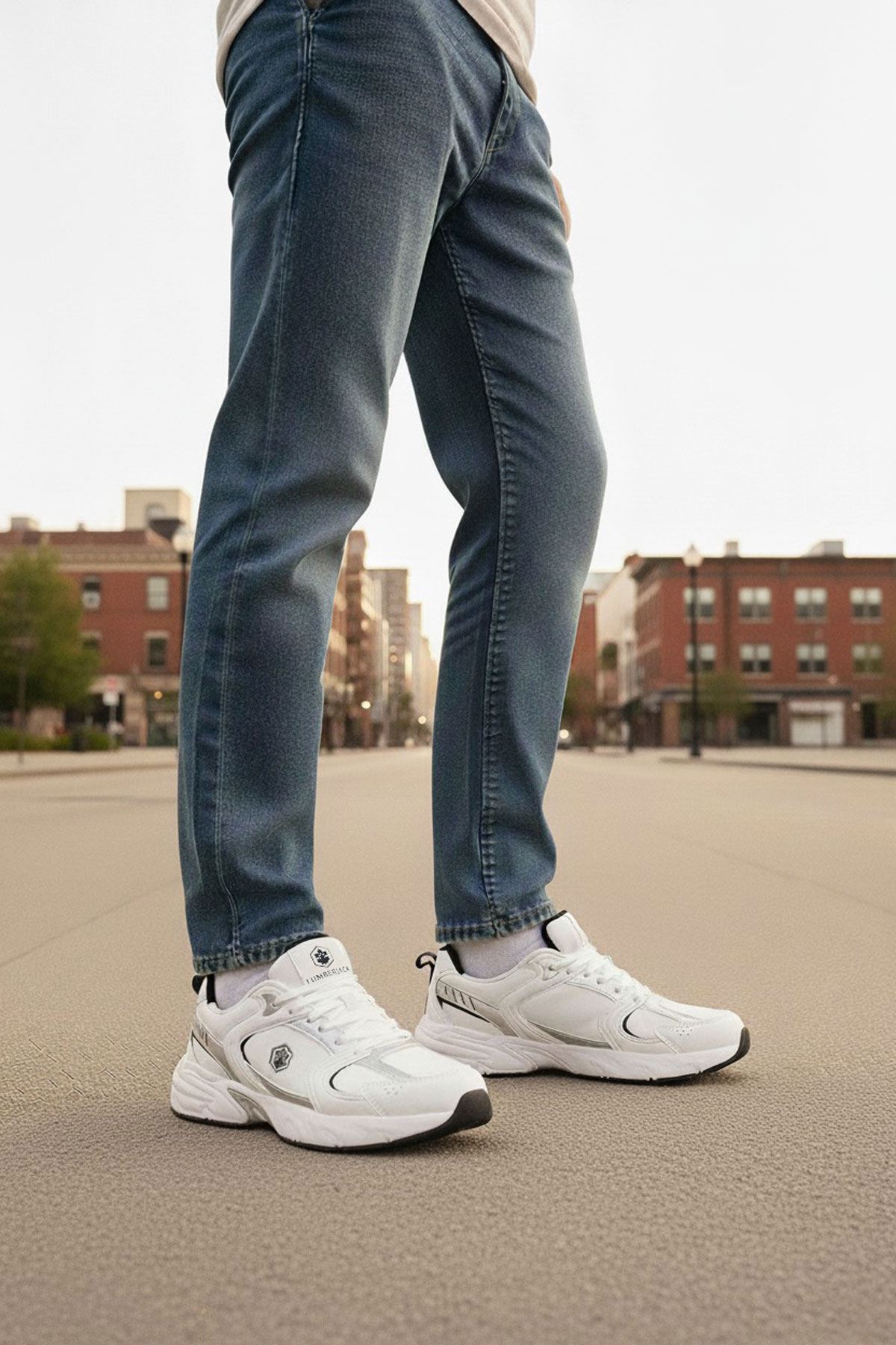 POL PU 5PR Beyaz Erkek Sneaker - Görsel 3