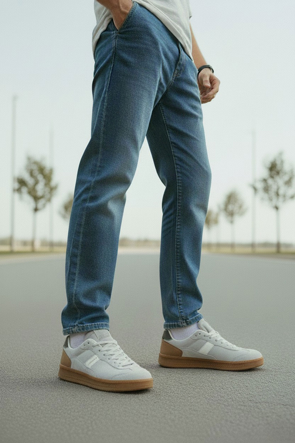 FOFANA 5PR Koyu Gri Erkek Sneaker - Görsel 3