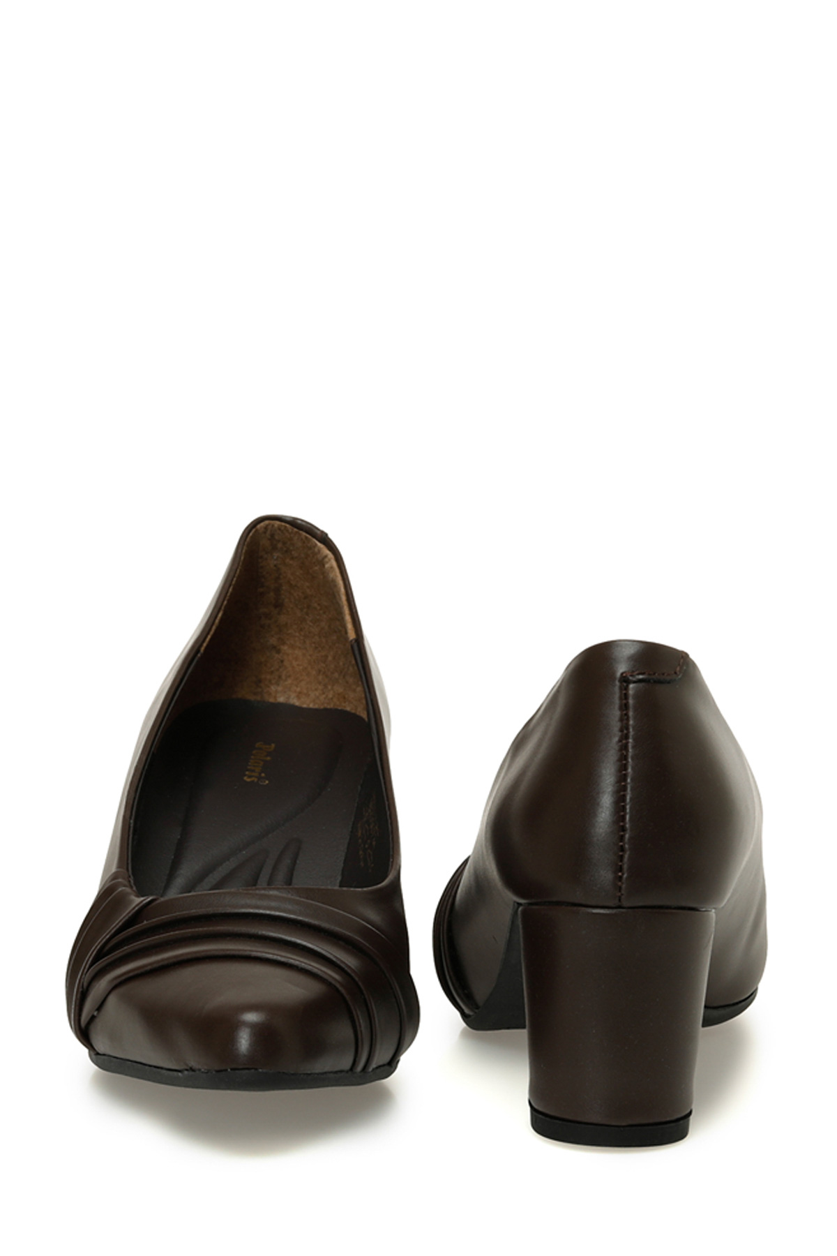 326032.Z 5PR Kahverengi Kadın Topuklu Ayakkabı - Görsel 6