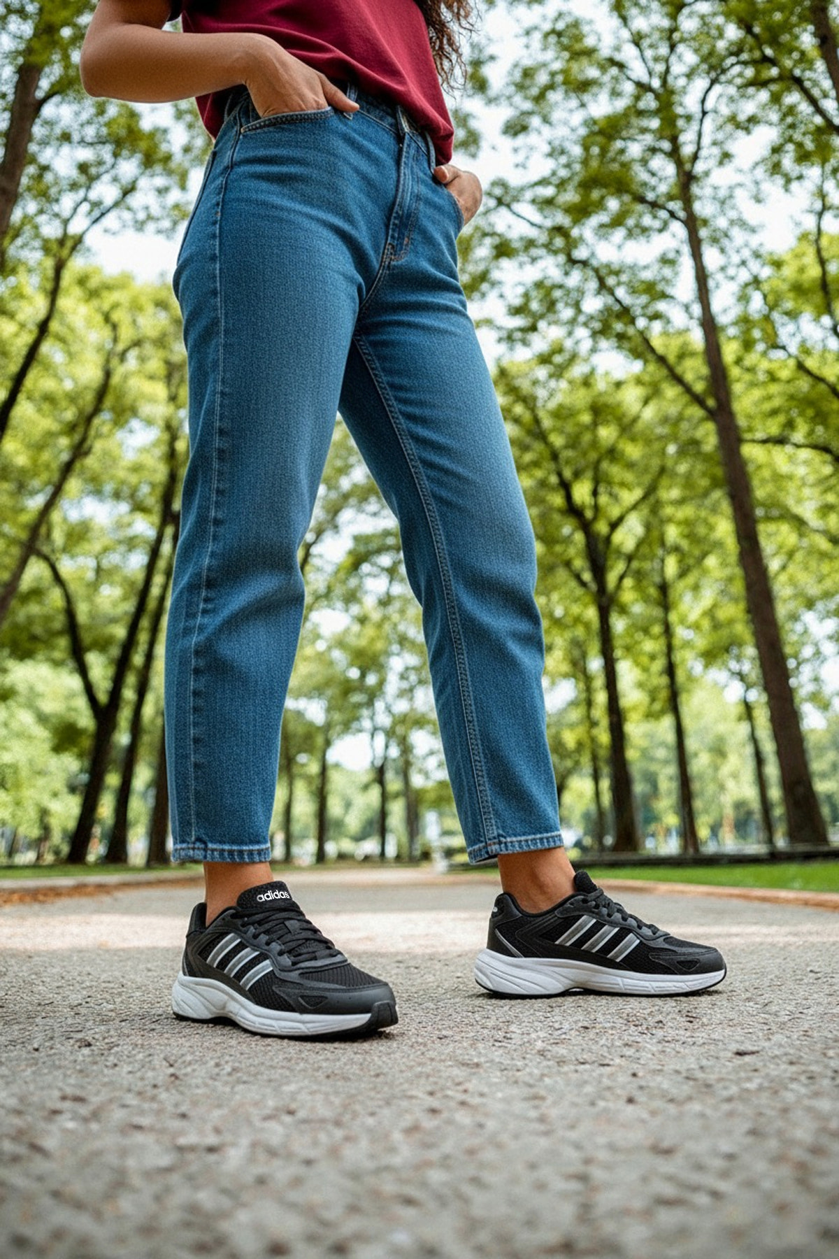 ECLYPTIX 2000 Siyah Kadın Sneaker - Görsel 3