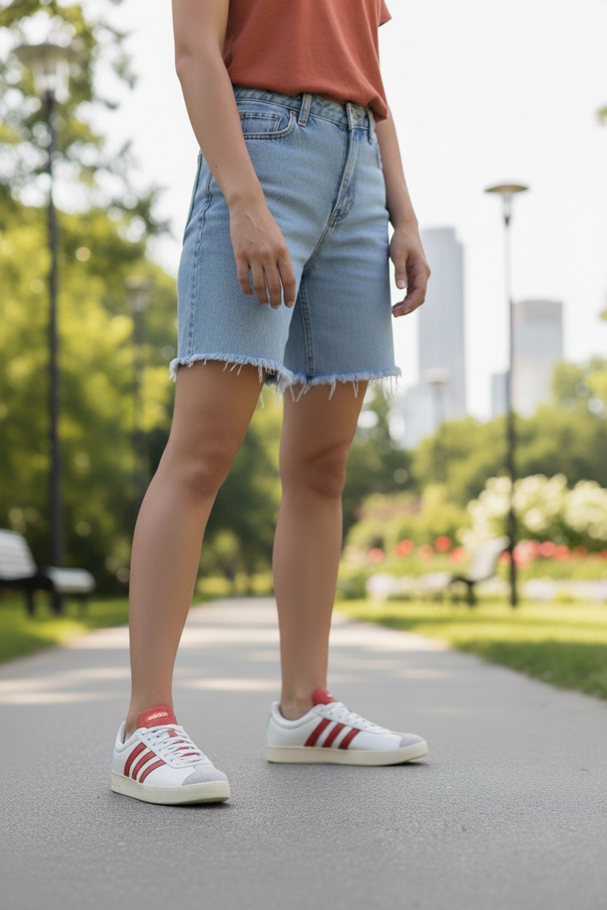 VL COURT BASE Beyaz Kadın Sneaker - Görsel 3