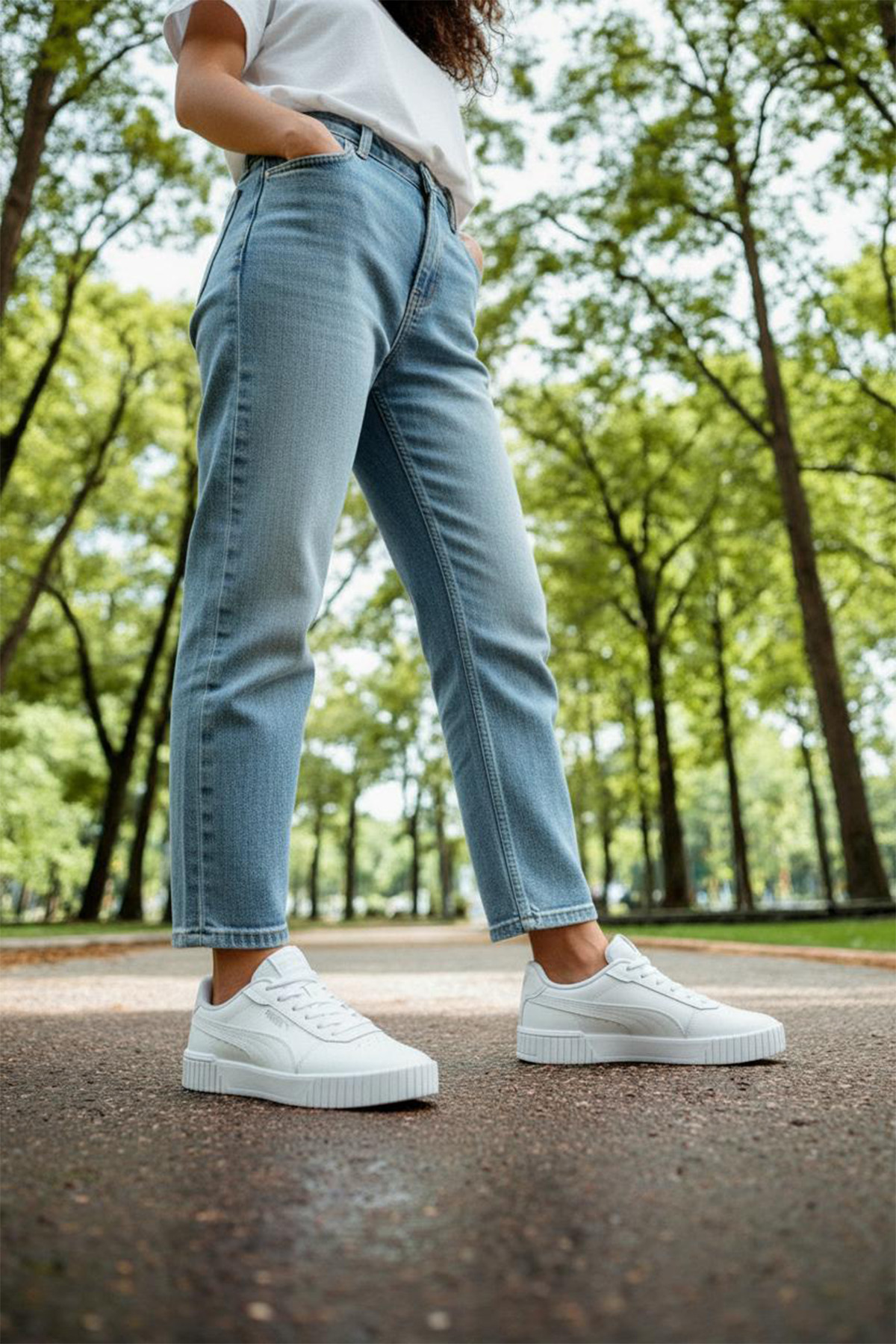 Carina 2.0 Beyaz Kadın Sneaker - Görsel 3