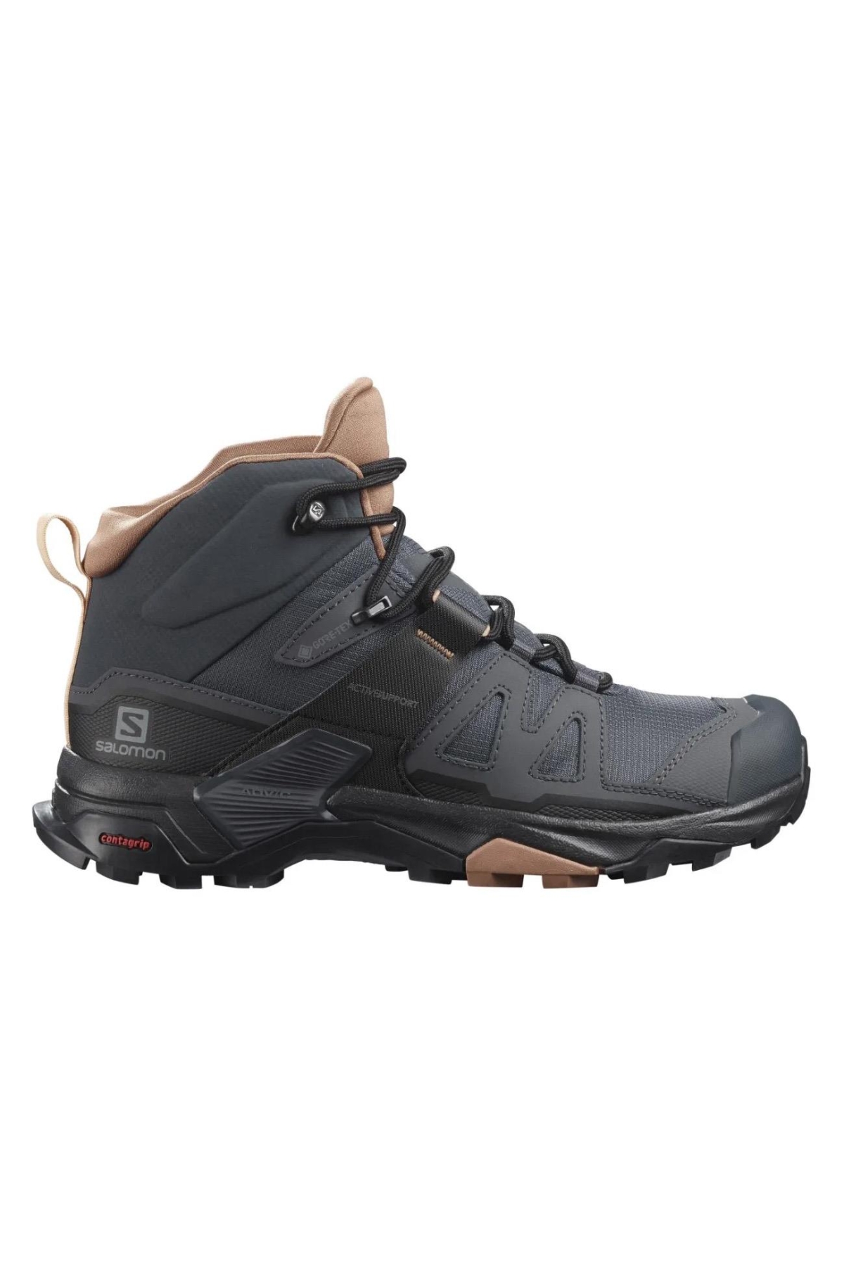 Salomon Ebony Mocha Mousse Almond Cream Salomon X Ultra 4 Mid