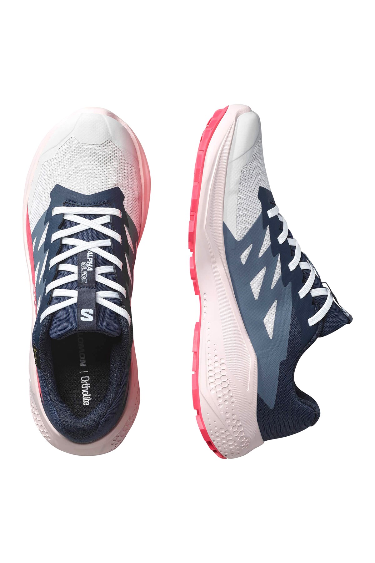 Salomon Beyaz Salomon Alphaglide Gore Gore-Tex Kadın Patika Koşusu Ayakkabısı L47802300