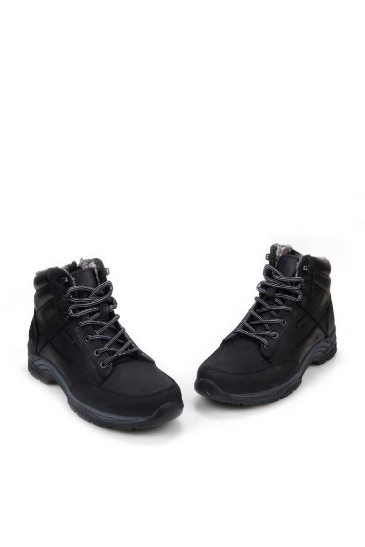 406 Ortopedik Erkek Çocuk Kürklü Deri Bot - Görsel 5