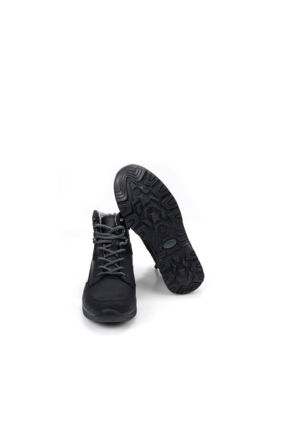 406 Ortopedik Erkek Çocuk Kürklü Deri Bot - Görsel 6