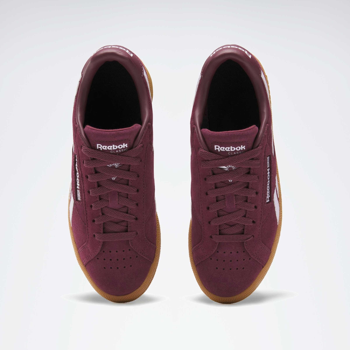 Reebok CLUB C GROUNDS UK VISNE CURUGU Kadın Sneaker