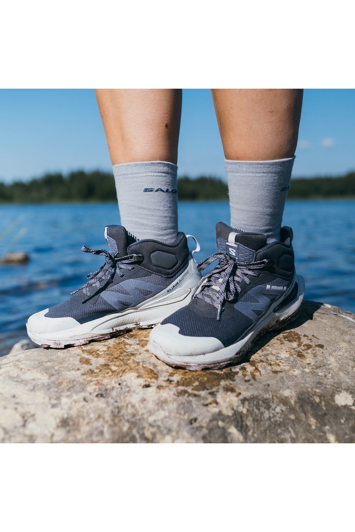 Salomon Bej Salomon Elixir Activ Goretex Kadın Bot