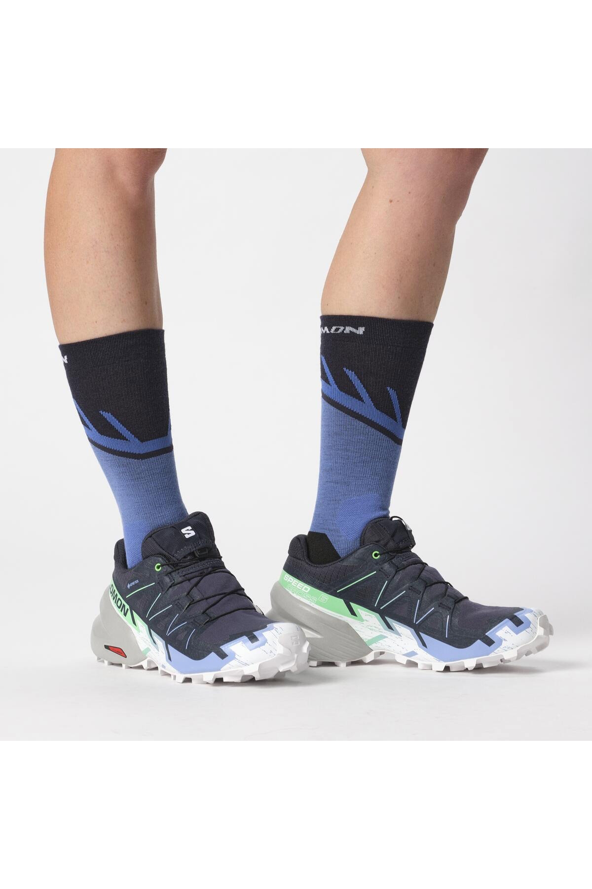 Salomon Siyah Salomon Speedcross 6 Goretex Kadın Koşu Ayakkabısı