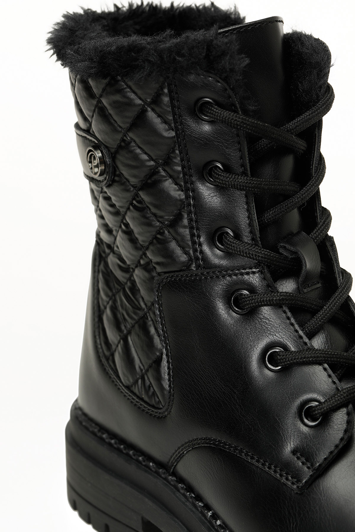 Polaris 326574.Z 5PR Siyah Kadın Bot - Görsel 8