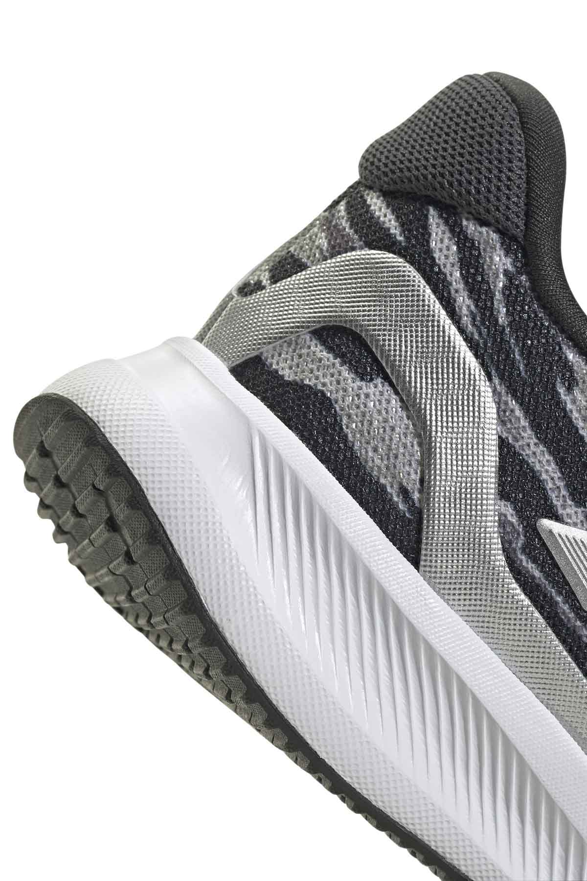 adidas RUNFALCON 5 EL C GRI Erkek Çocuk Spor Ayakkabı - Görsel 7